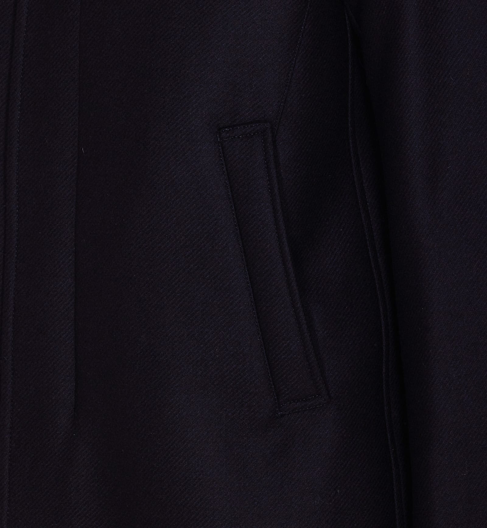 Herno Eco Fur Coat In Black
