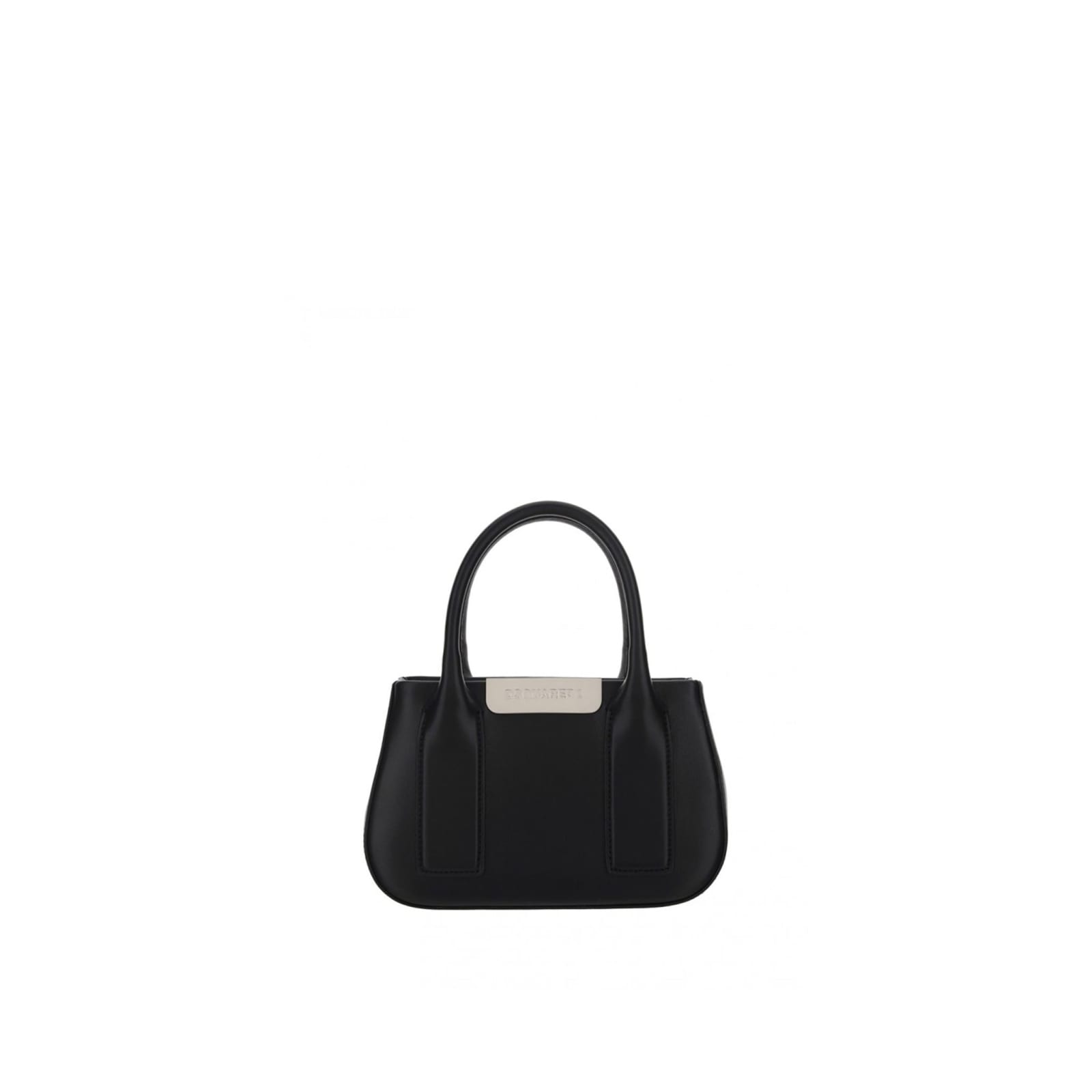Shop Dsquared2 Leather Handbag In Black
