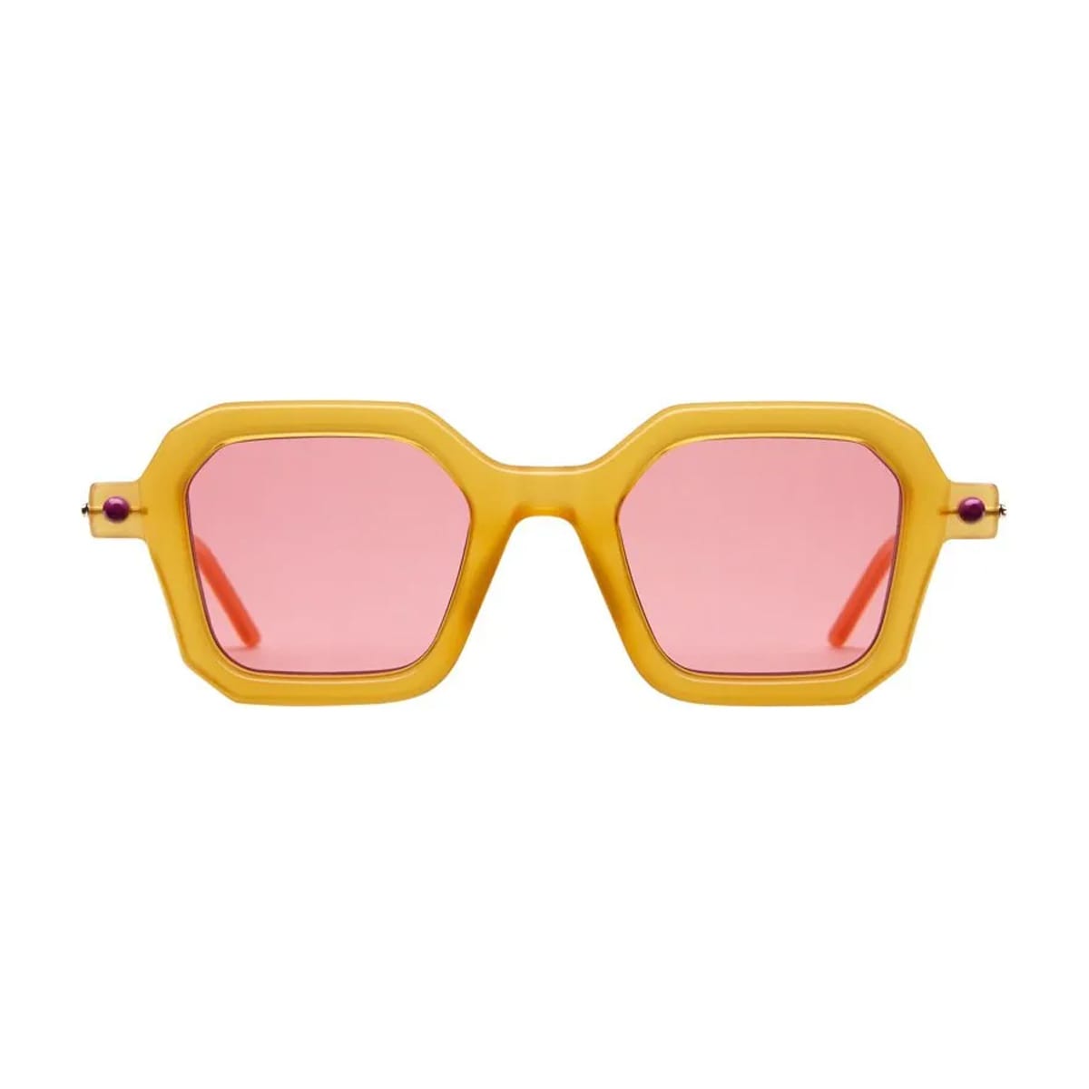 Shop Kuboraum Maske P9 Or Ap Sunglasses In Arancione