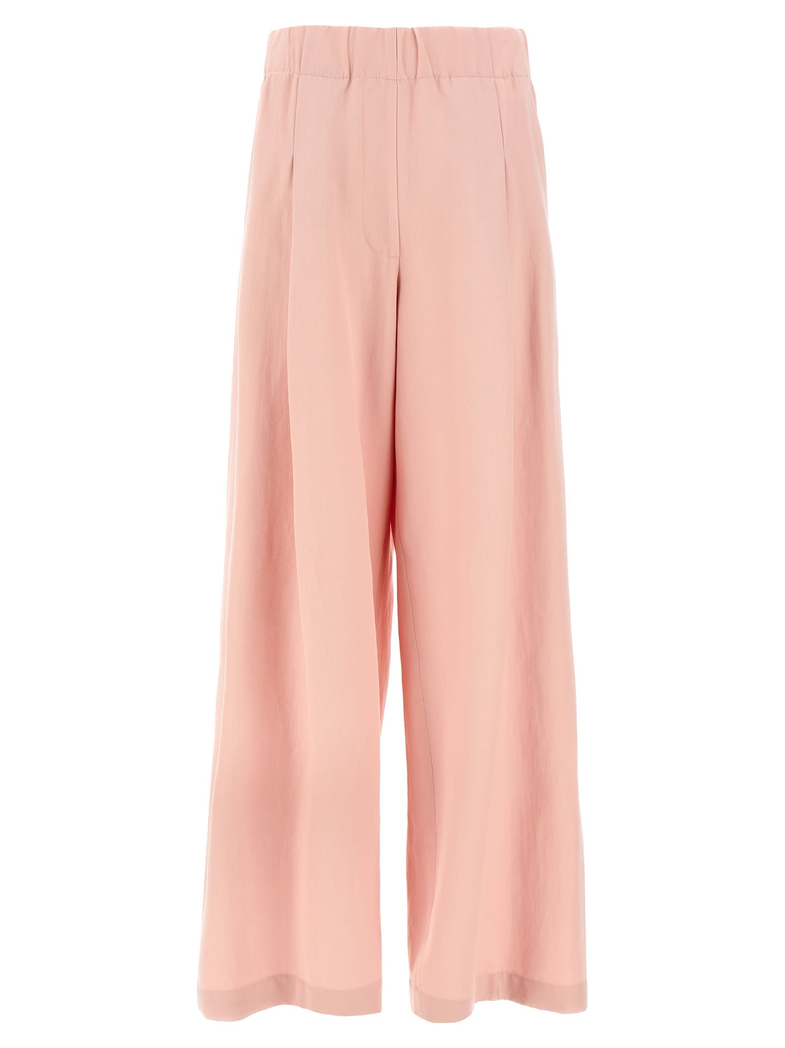 Dries Van Noten Trousers Featuring Back Pocket And Wide Leg In Pink