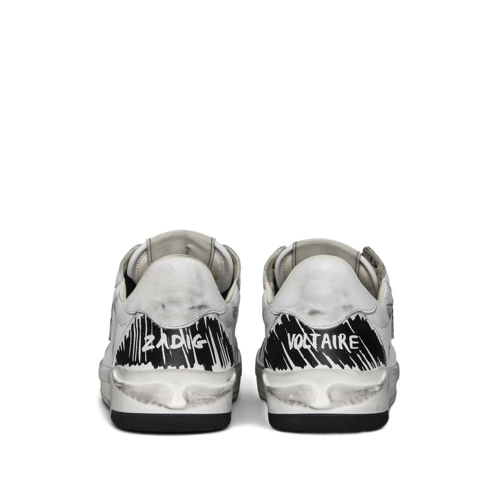 Zadig & Voltaire Fly Wings Sneakers In White