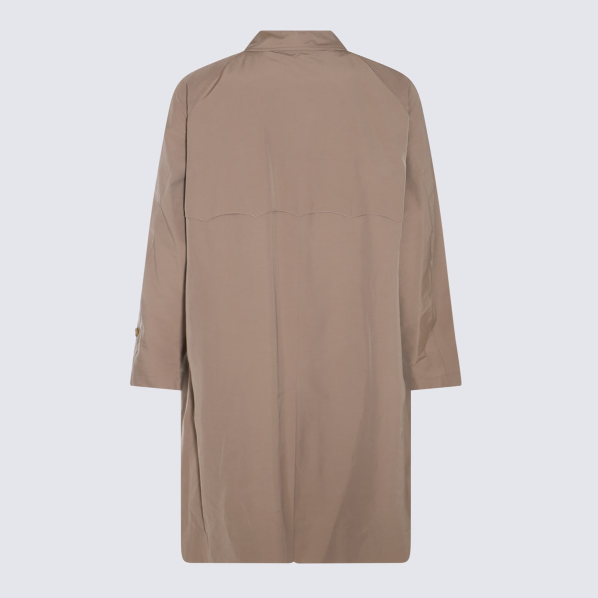 Shop Baracuta Beige Coat In Brown