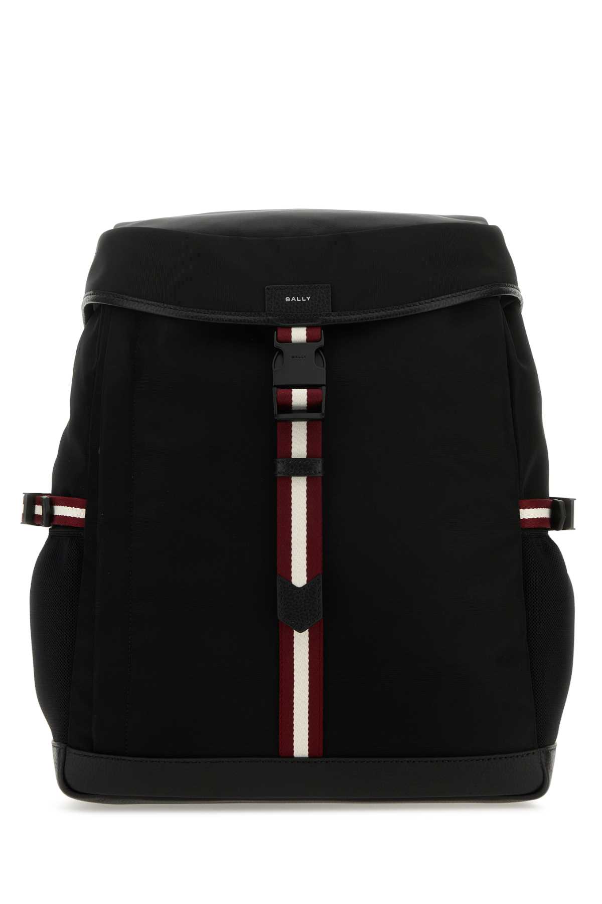 Shop Bally Black Nylon Sport Backpack In Blackpalladio