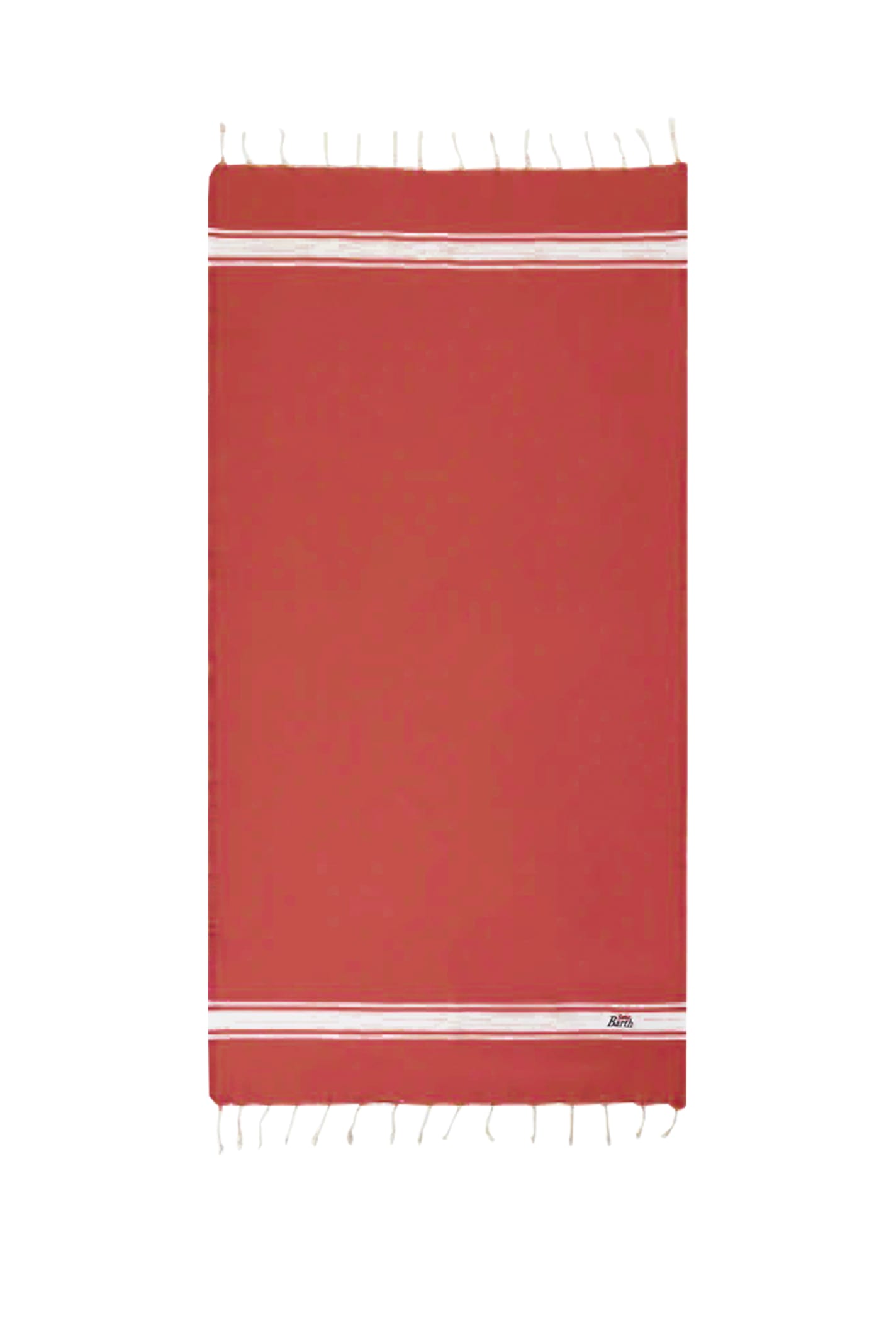 Shop Mc2 Saint Barth Beach Towel In Red