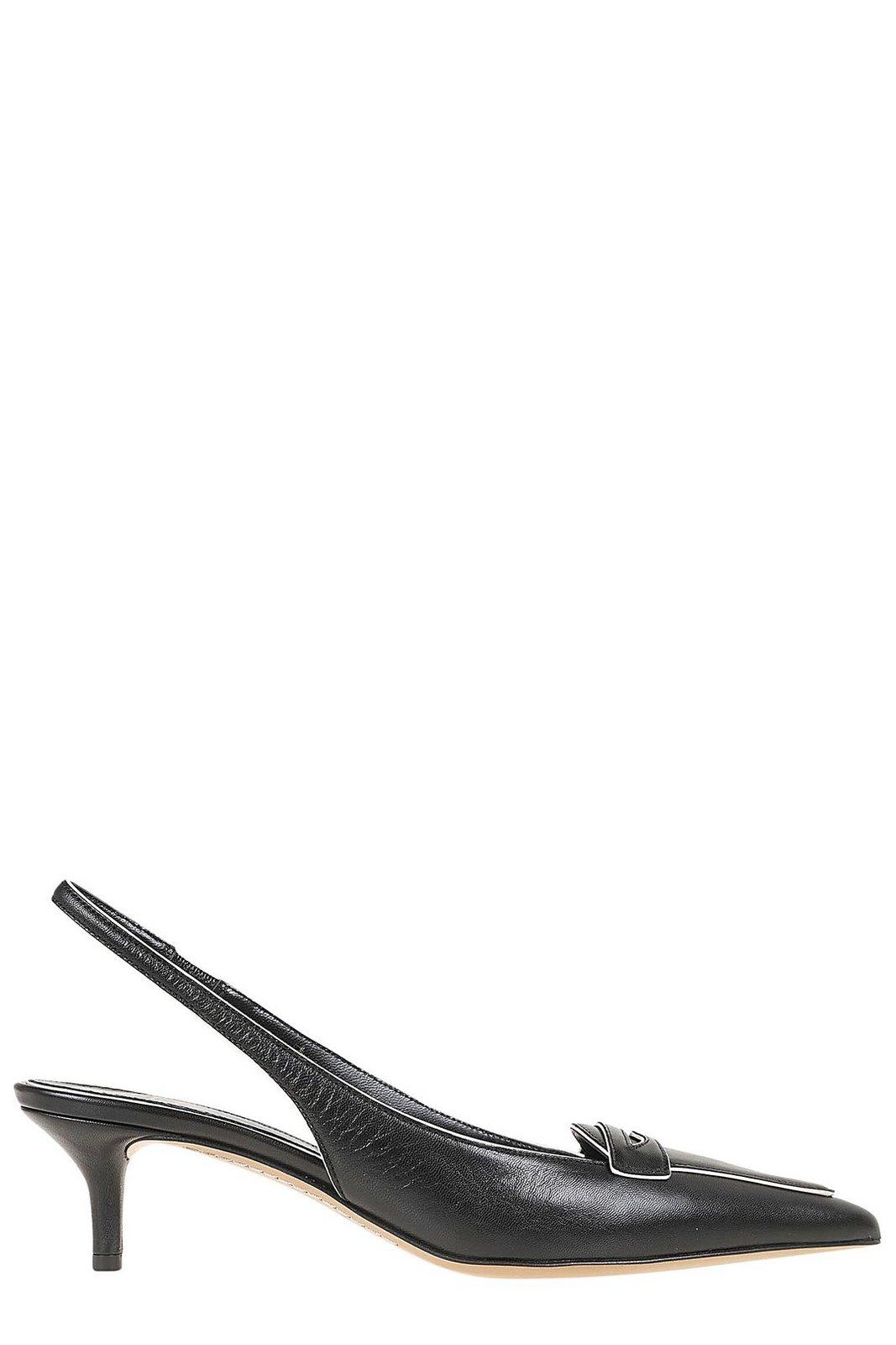 Shop Valentino Pointed Toe Slingback Pumps