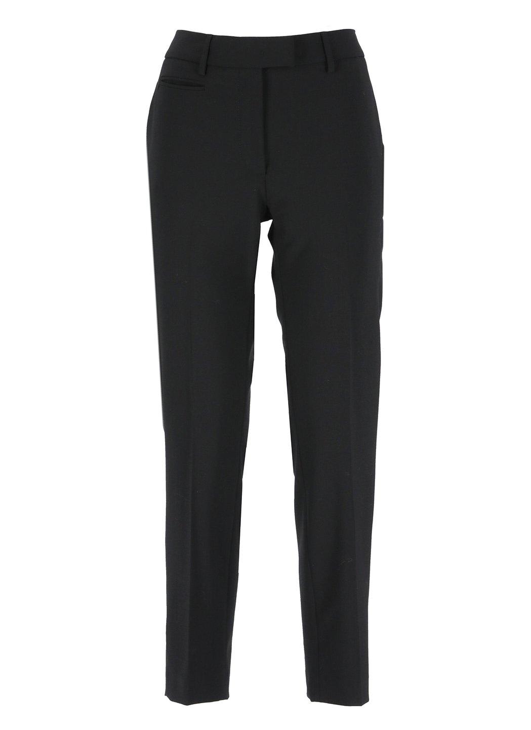 Logo-plaque Cropped Slim-fit Trousers