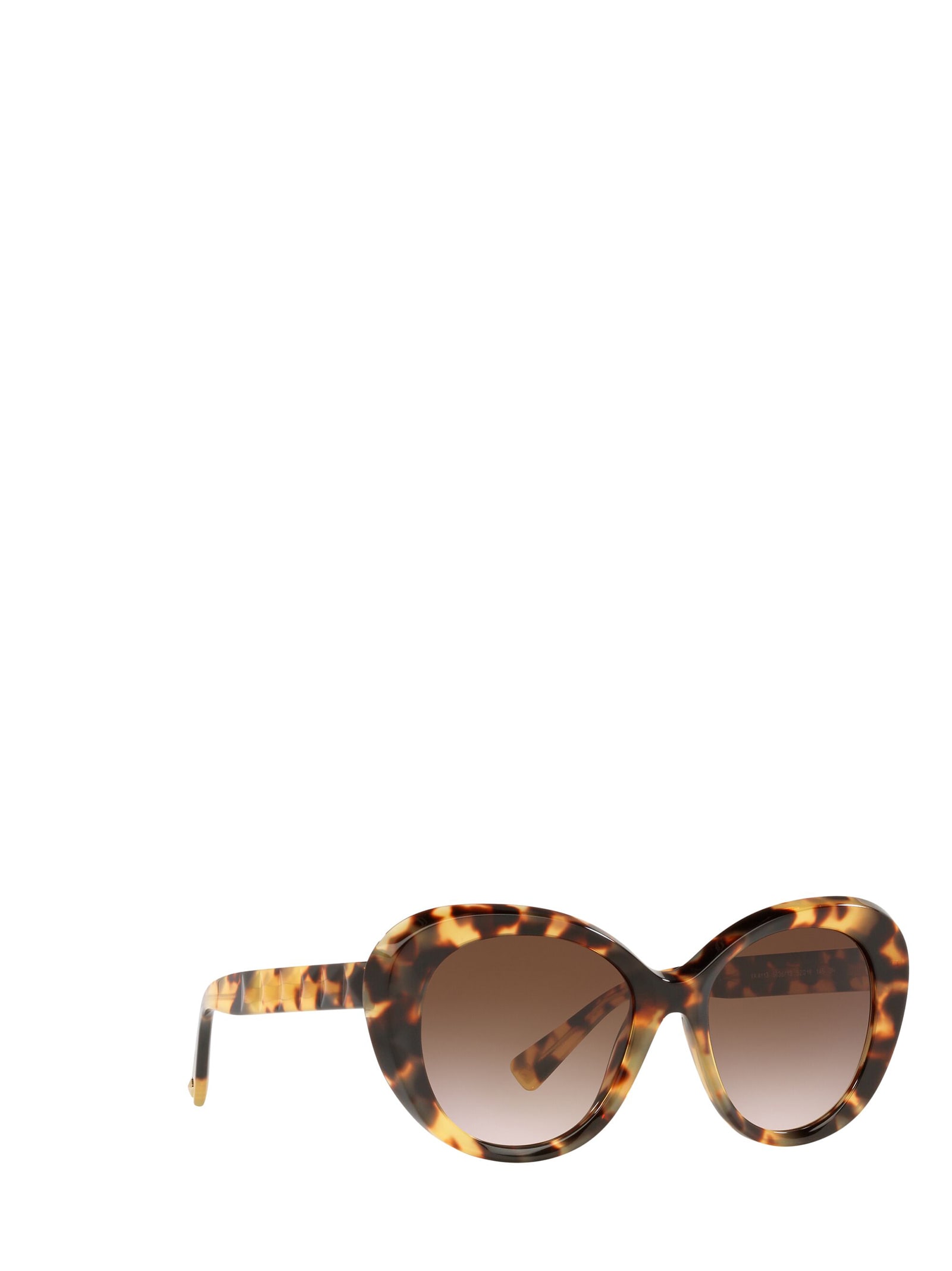 Shop Valentino Va4113 Light Havana Sunglasses