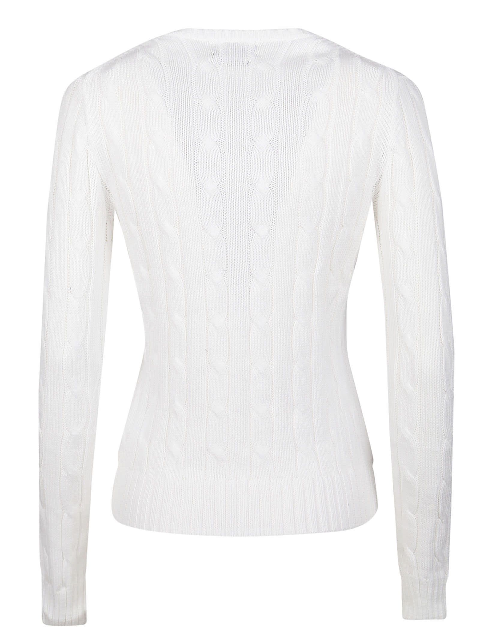 Shop Polo Ralph Lauren Julianna Sweater In White