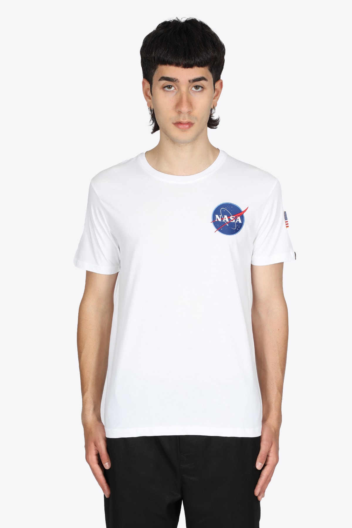 Alpha Industries Space Shuttle T-shirt White cotton space shuttle t-shirt