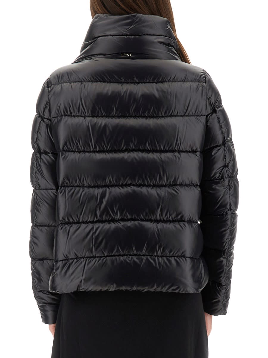 Herno Ultralight Nylon Hood In Black