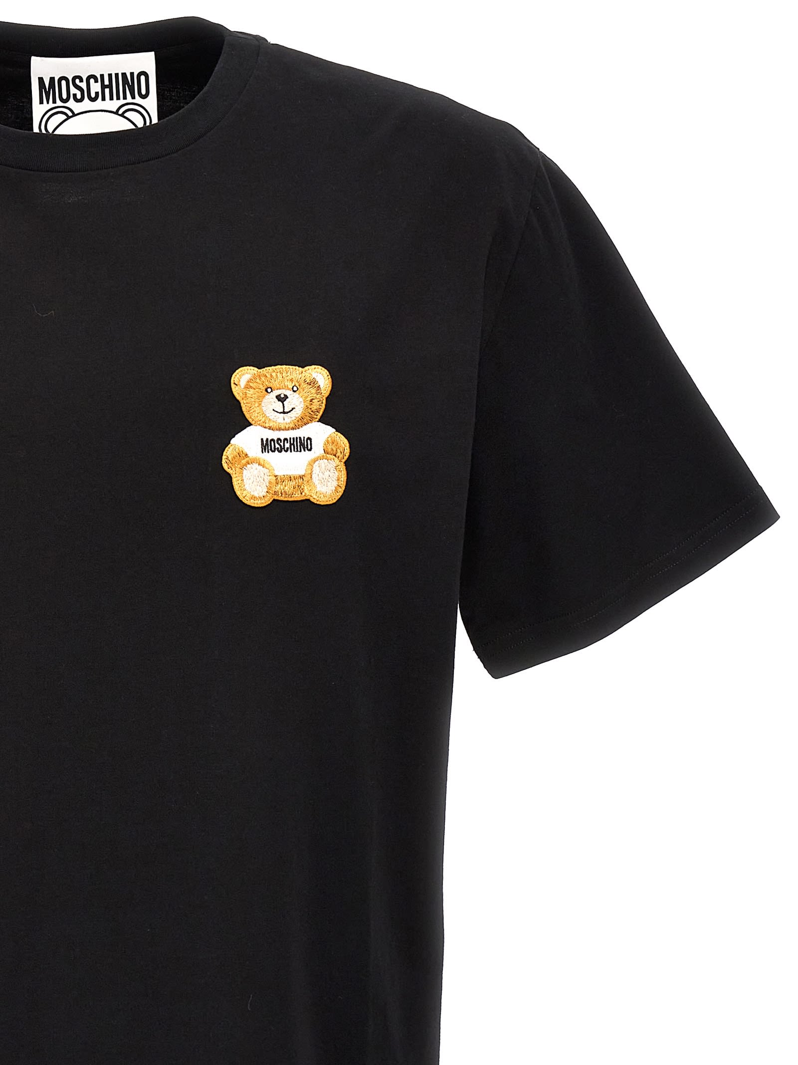 Shop Moschino Teddy T-shirt In Black