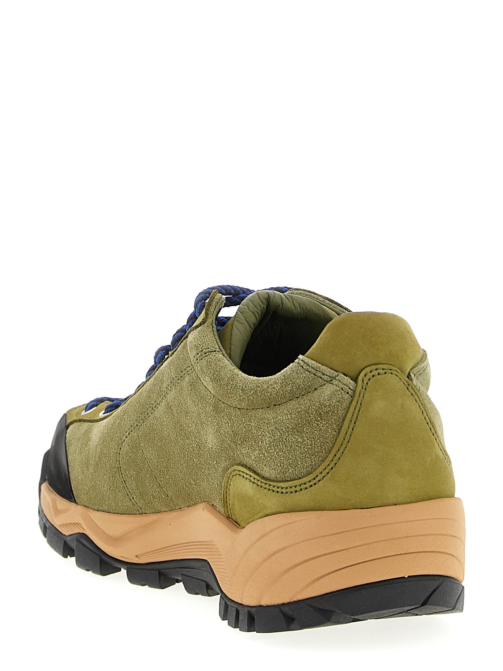 Diemme Lace-up Suede Sneakers In Green