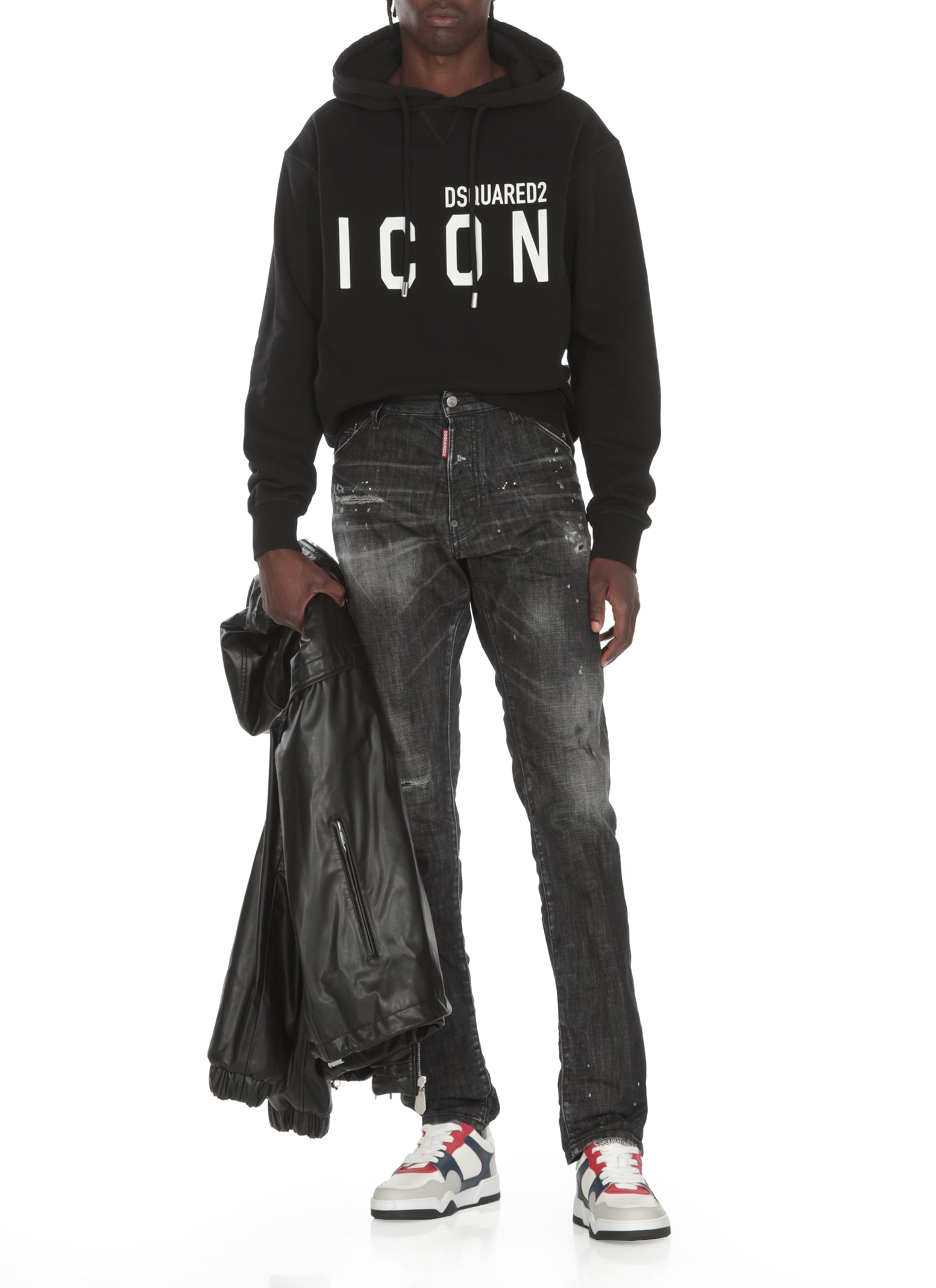 Shop Dsquared2 Cool Guy Jeans In Black