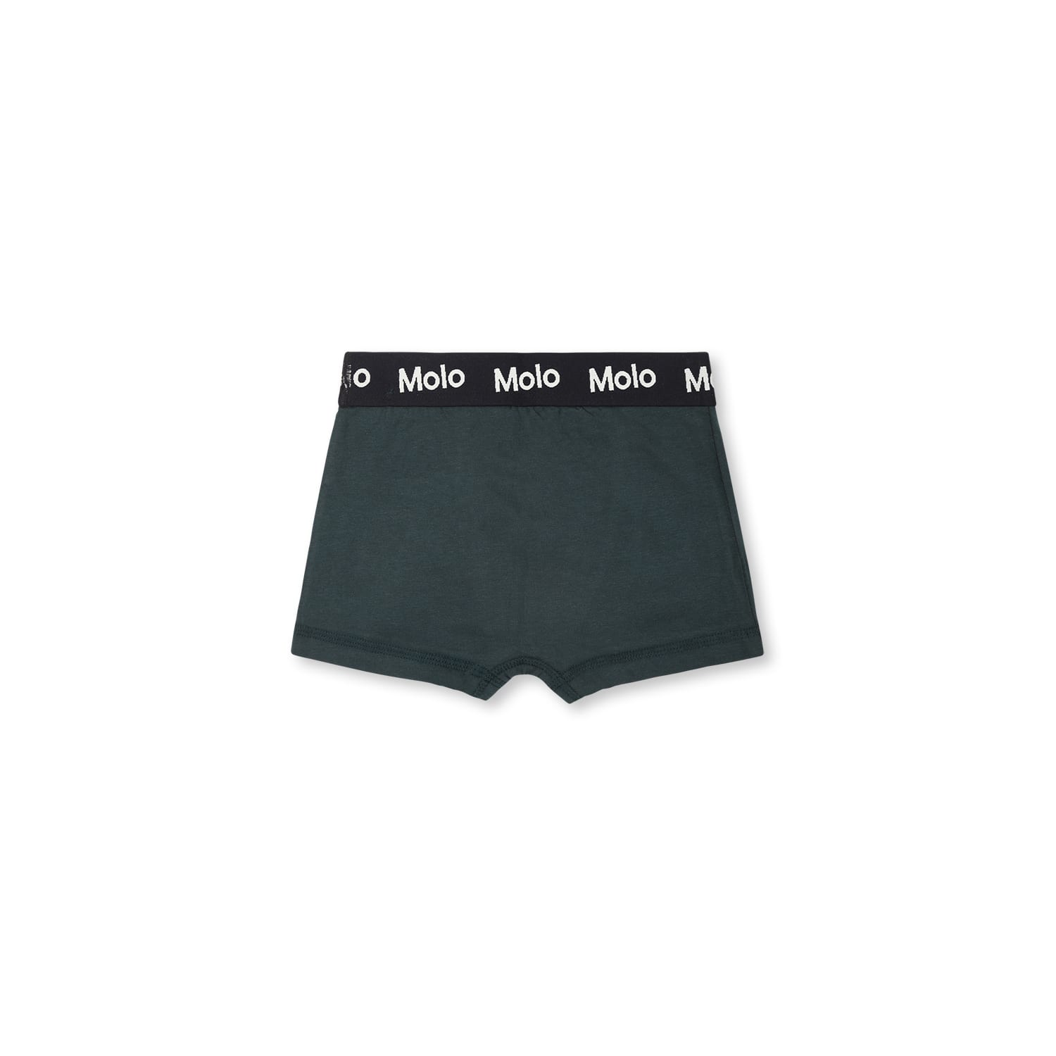 Shop Molo Green Boxer Shorts Set For Boy With Animal Print