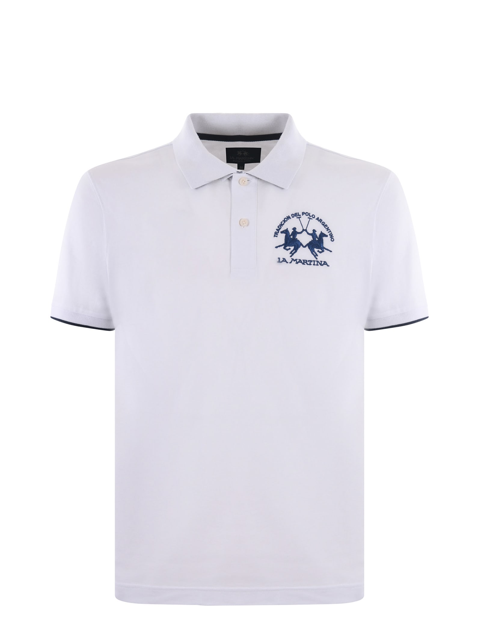 Shop La Martina Polo Shirt In Bianco