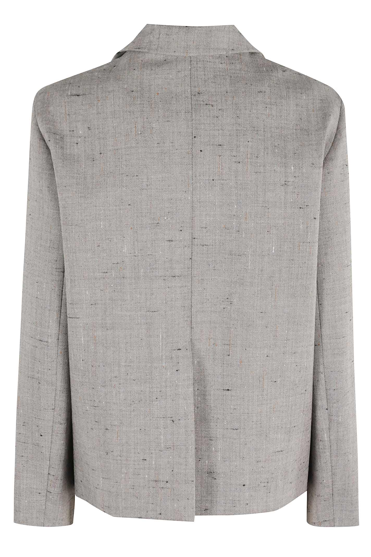Tela Structured Canvas Solar Blazer In Gray