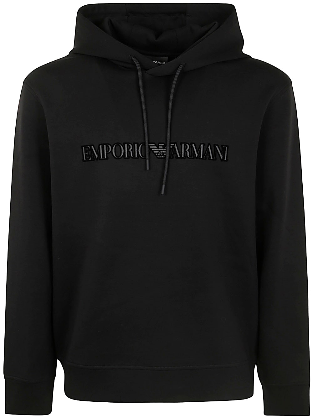 Shop Emporio Armani Sweatshirt In Logo Black