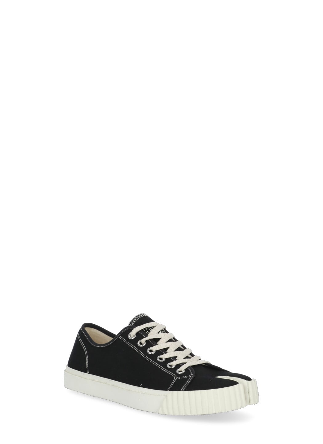 Shop Maison Margiela Tabi Sneakers In Black