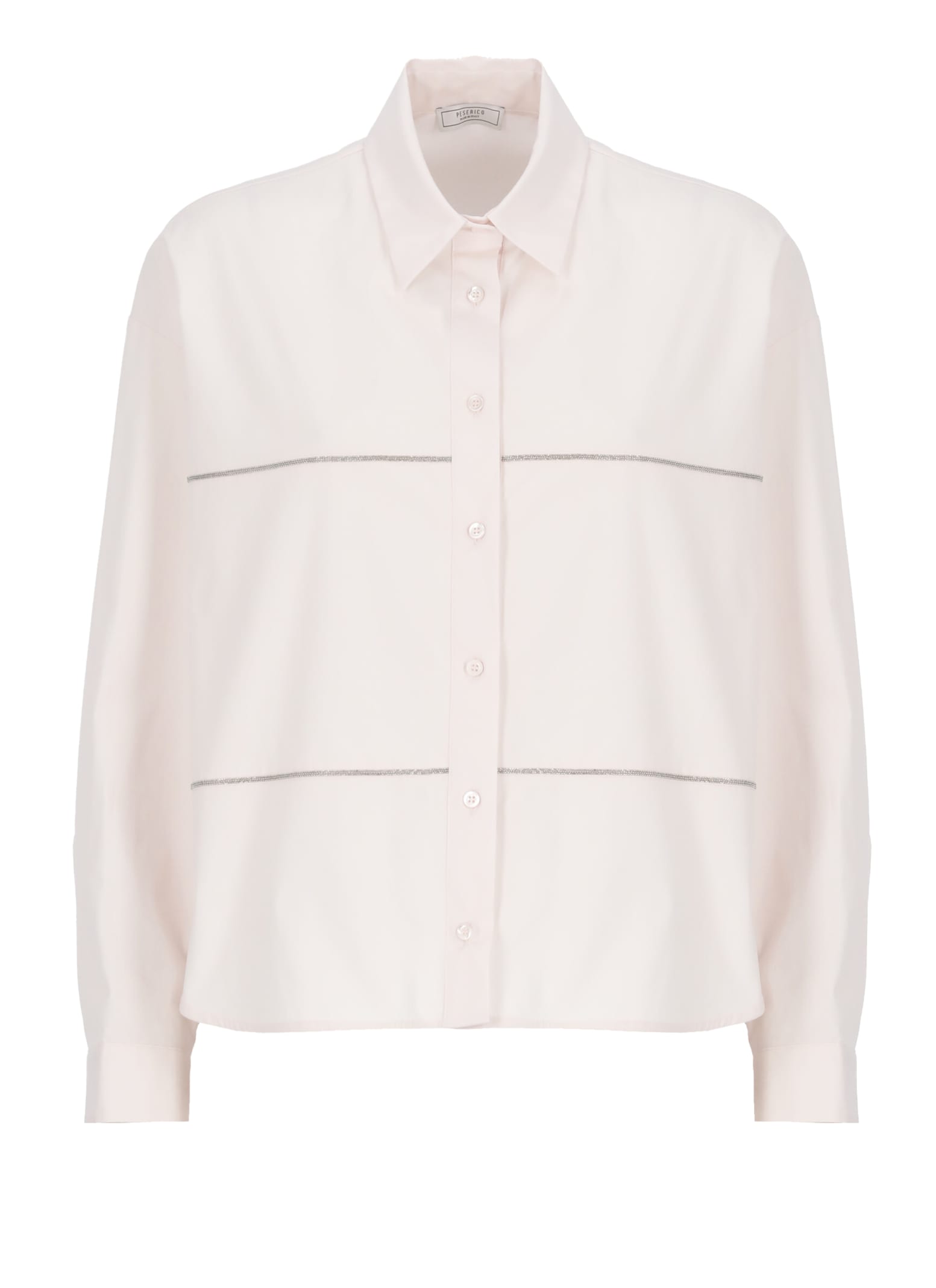 Shop Peserico Cotton Shirt In Pink