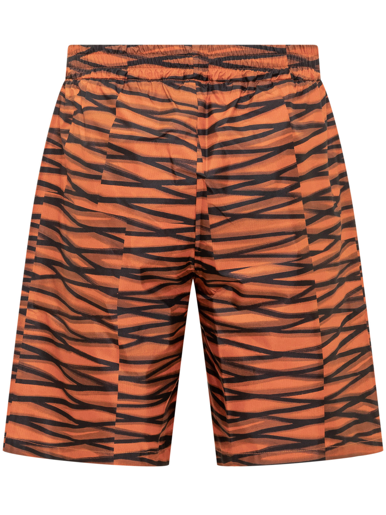 Shop Pierre-louis Mascia Printed Shorts In Arancio