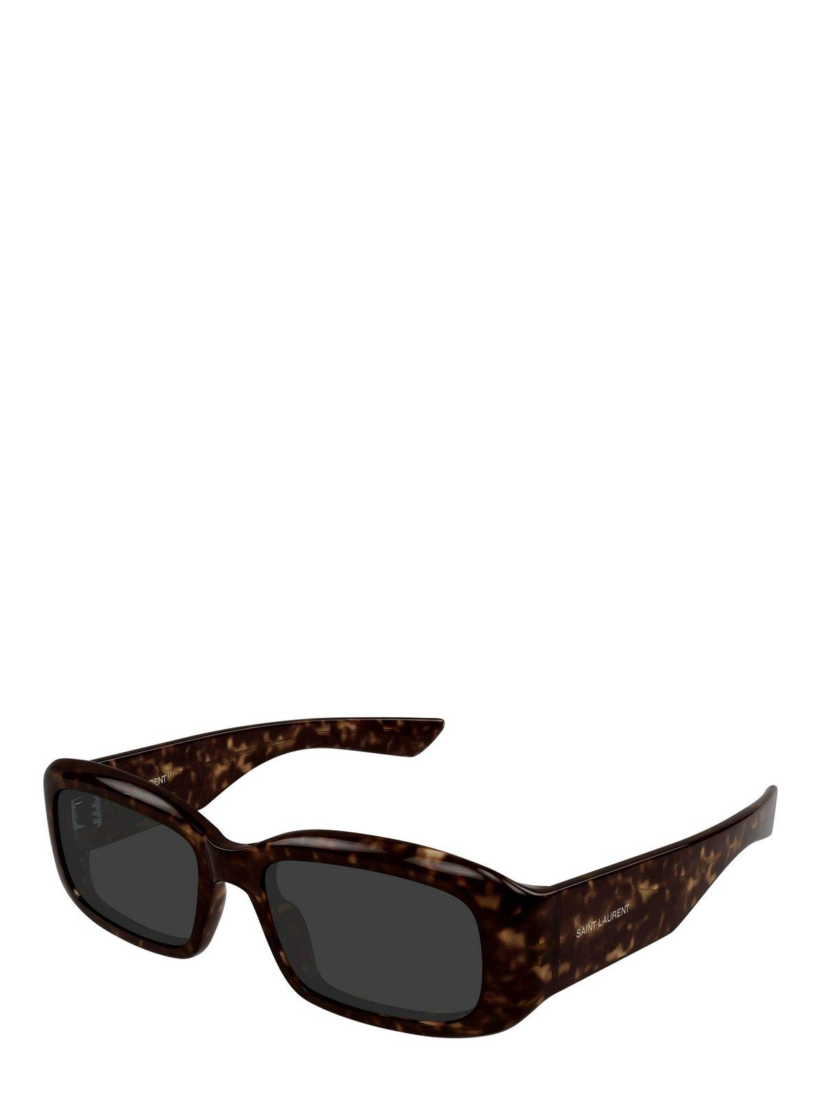 Saint Laurent Rectangle-frame Sunglasses In 002