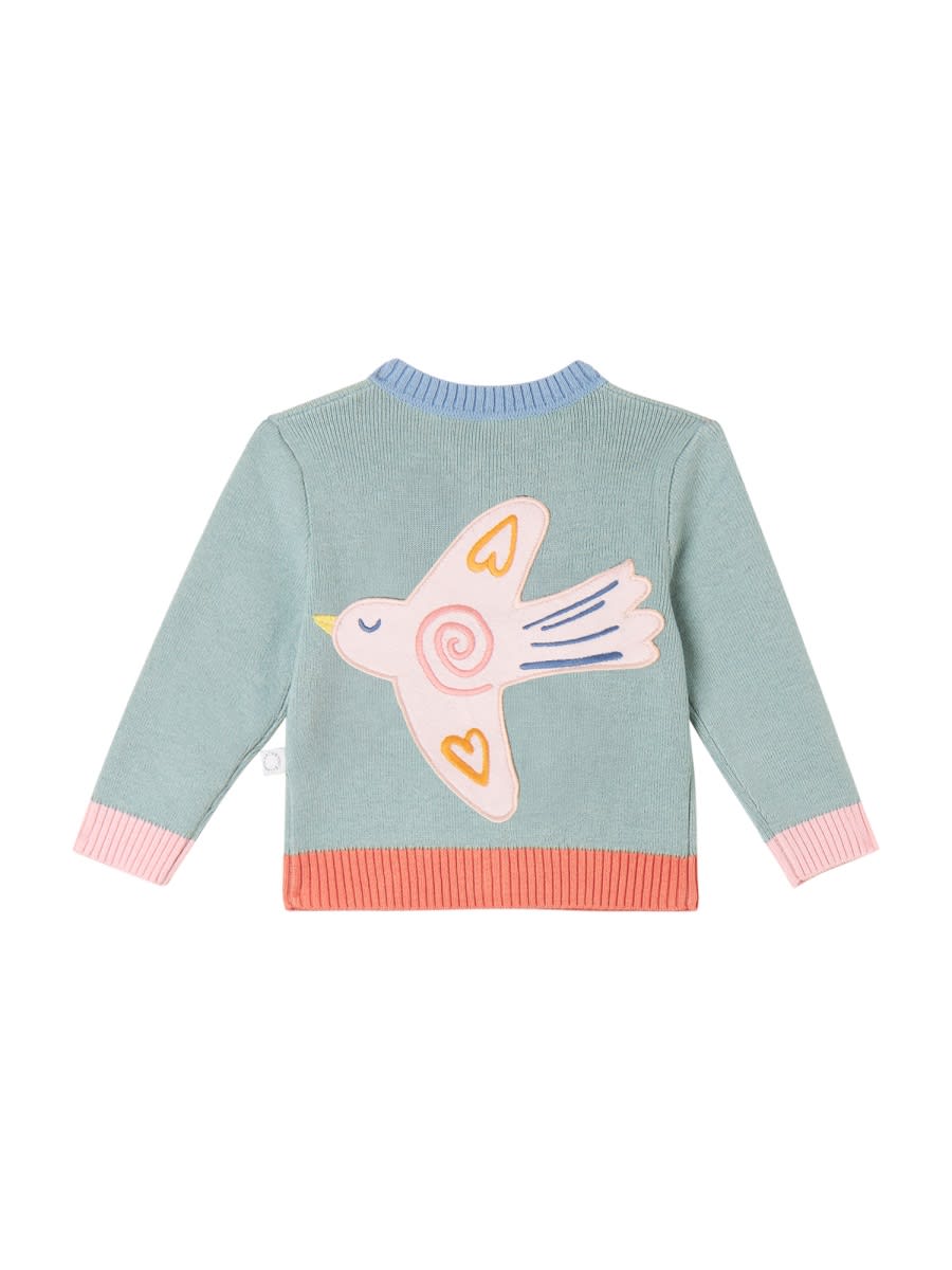 Stella Mccartney Birds Shirt In Blue