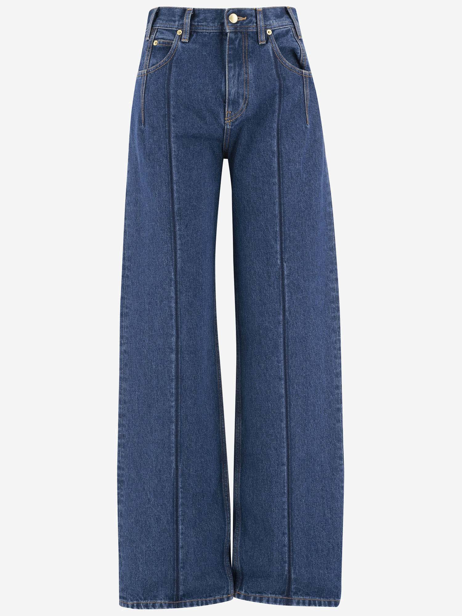 Shop Darkpark Cotton Denim Pants