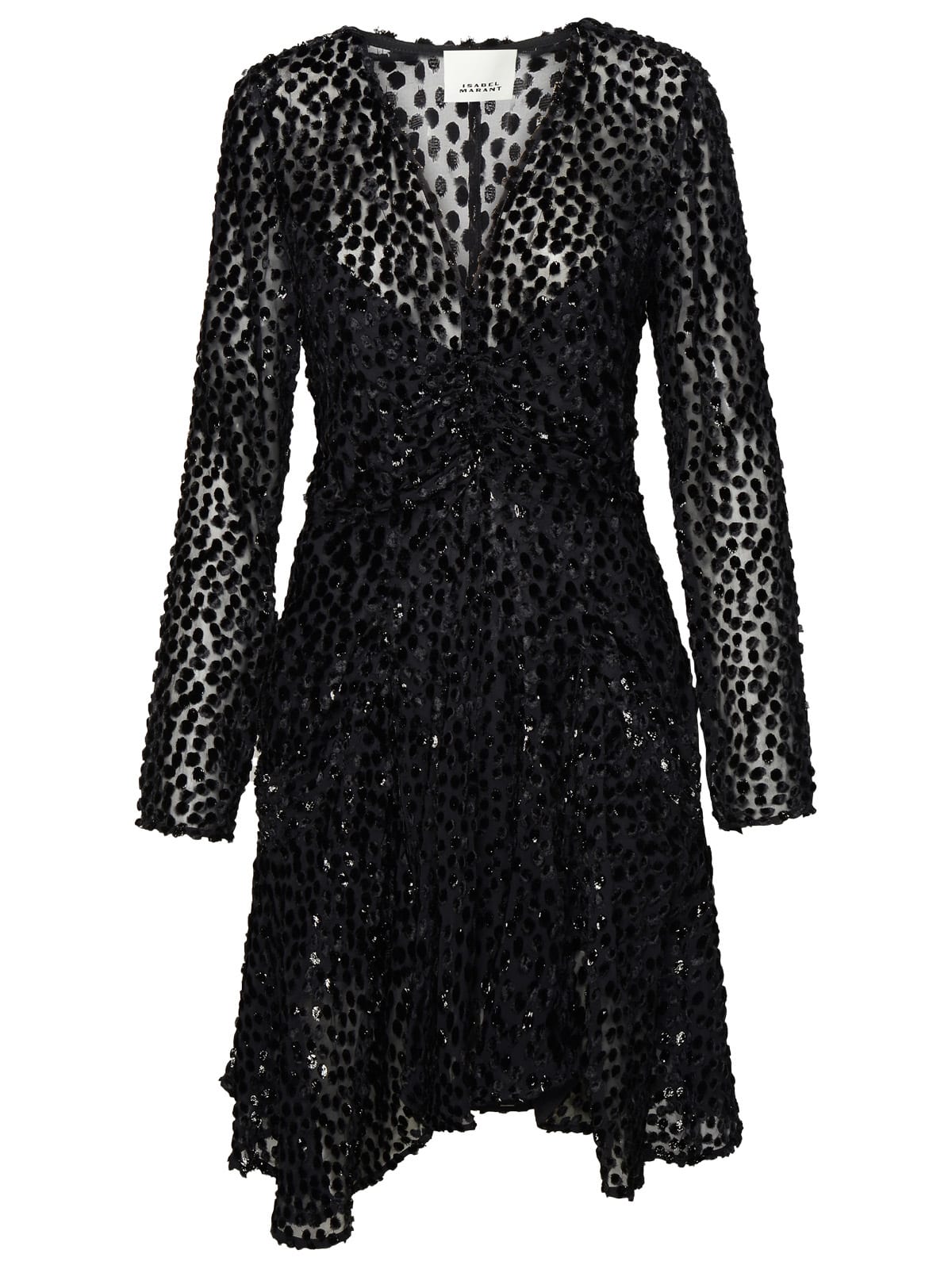 usmara Black Silk Blend Dress