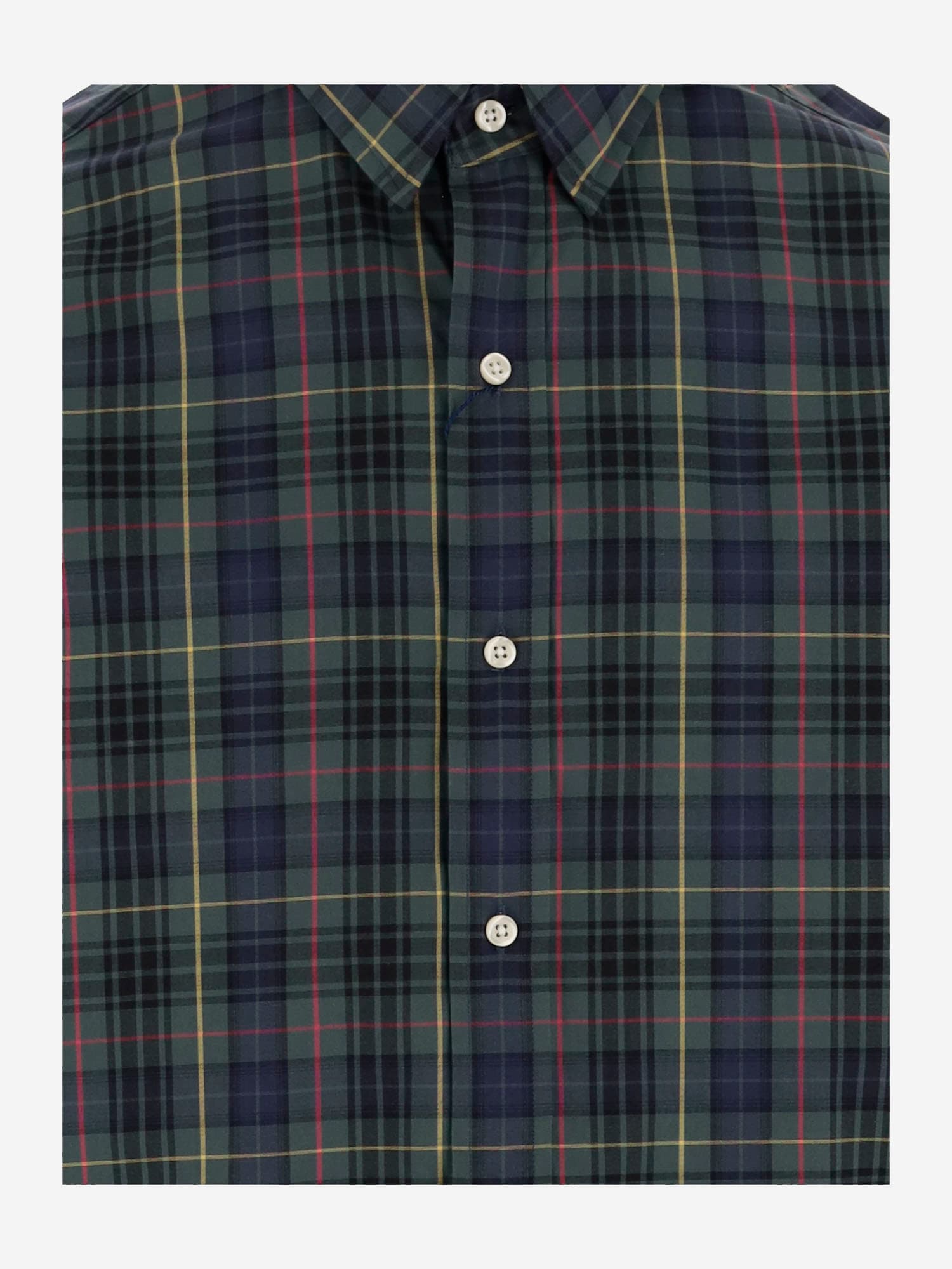 Shop Polo Ralph Lauren Cotton Shirt With Check Pattern In Red