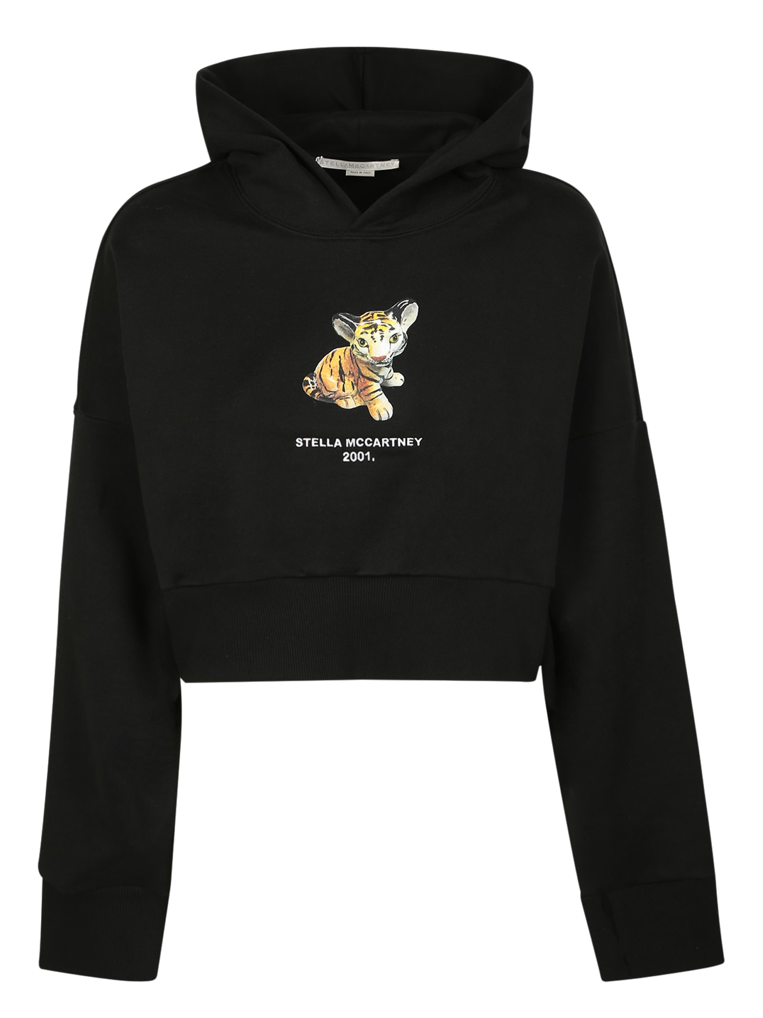 Cropped Hoodie From Stella Mccartney Tiger Capsule, To Celebrate The Zodiac Sign Of The Lunar Year 2022