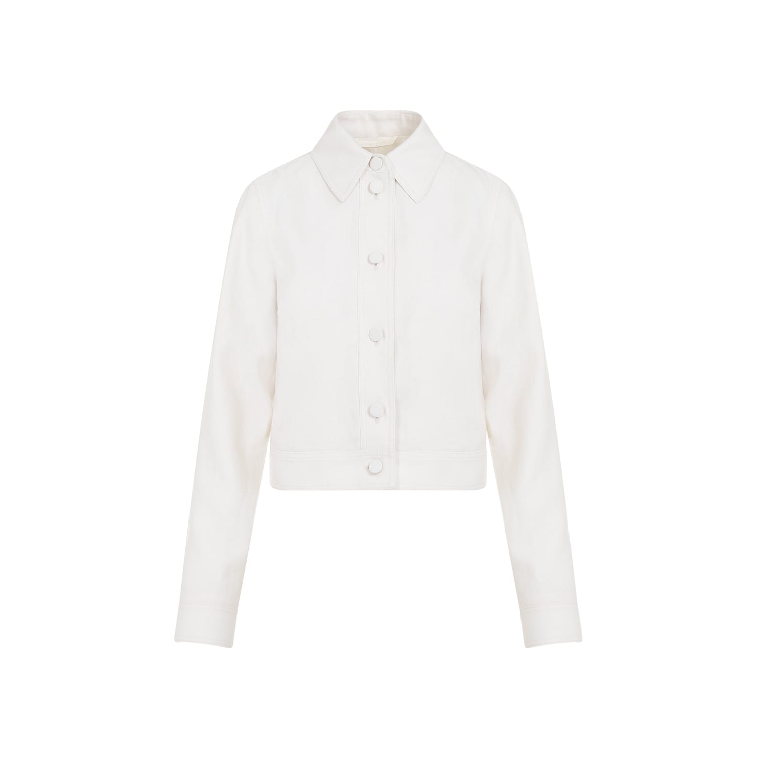 Shop Gabriela Hearst Thereza Jacket In Ivr Ivory