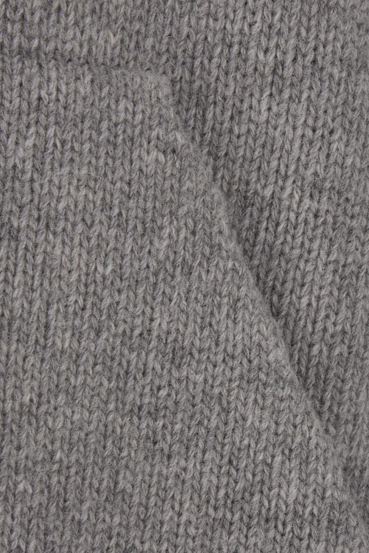 Shop Palm Angels Melange Grey Wool Blend Sweater