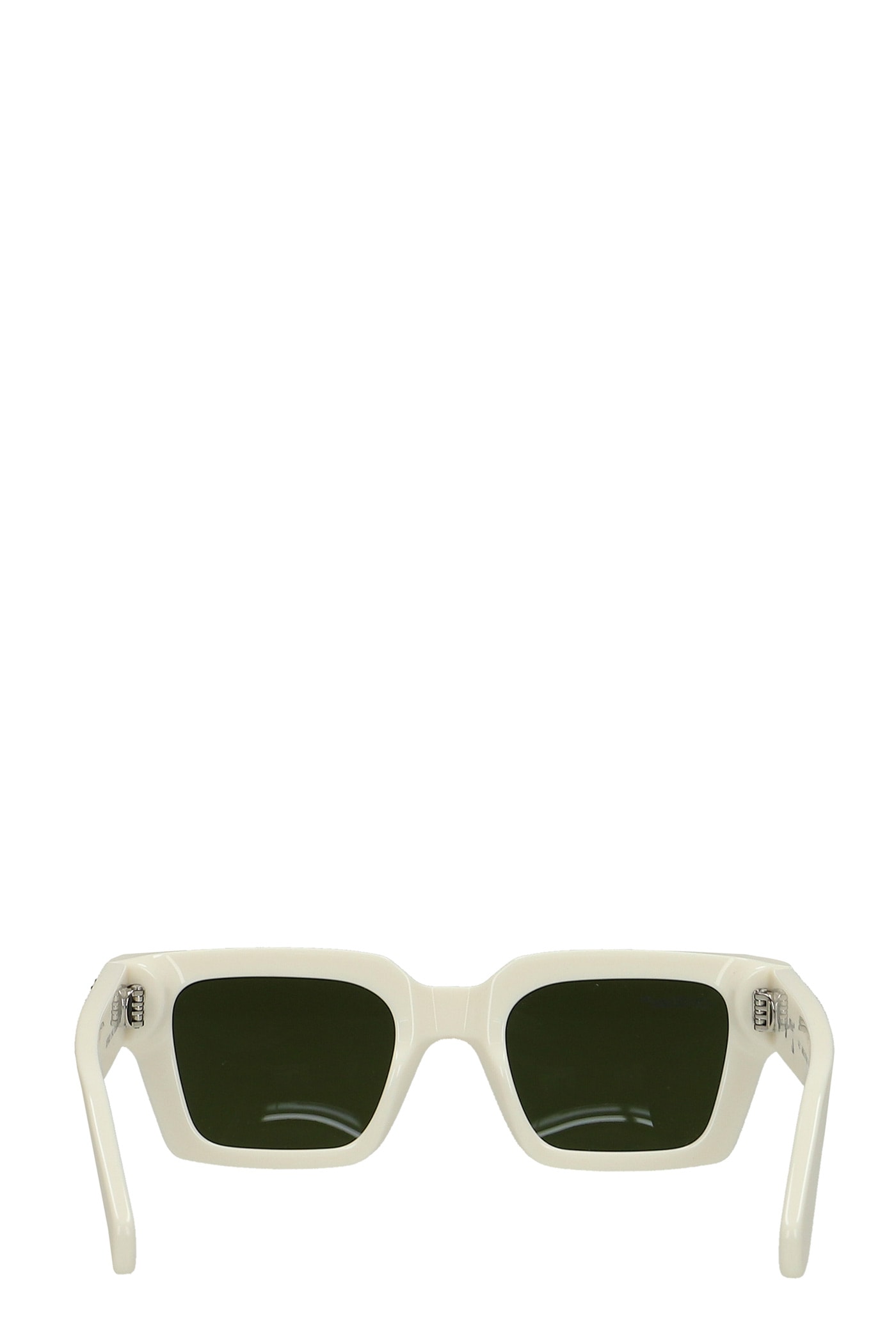 Shop Off-white Sunglasses In White Acrylic