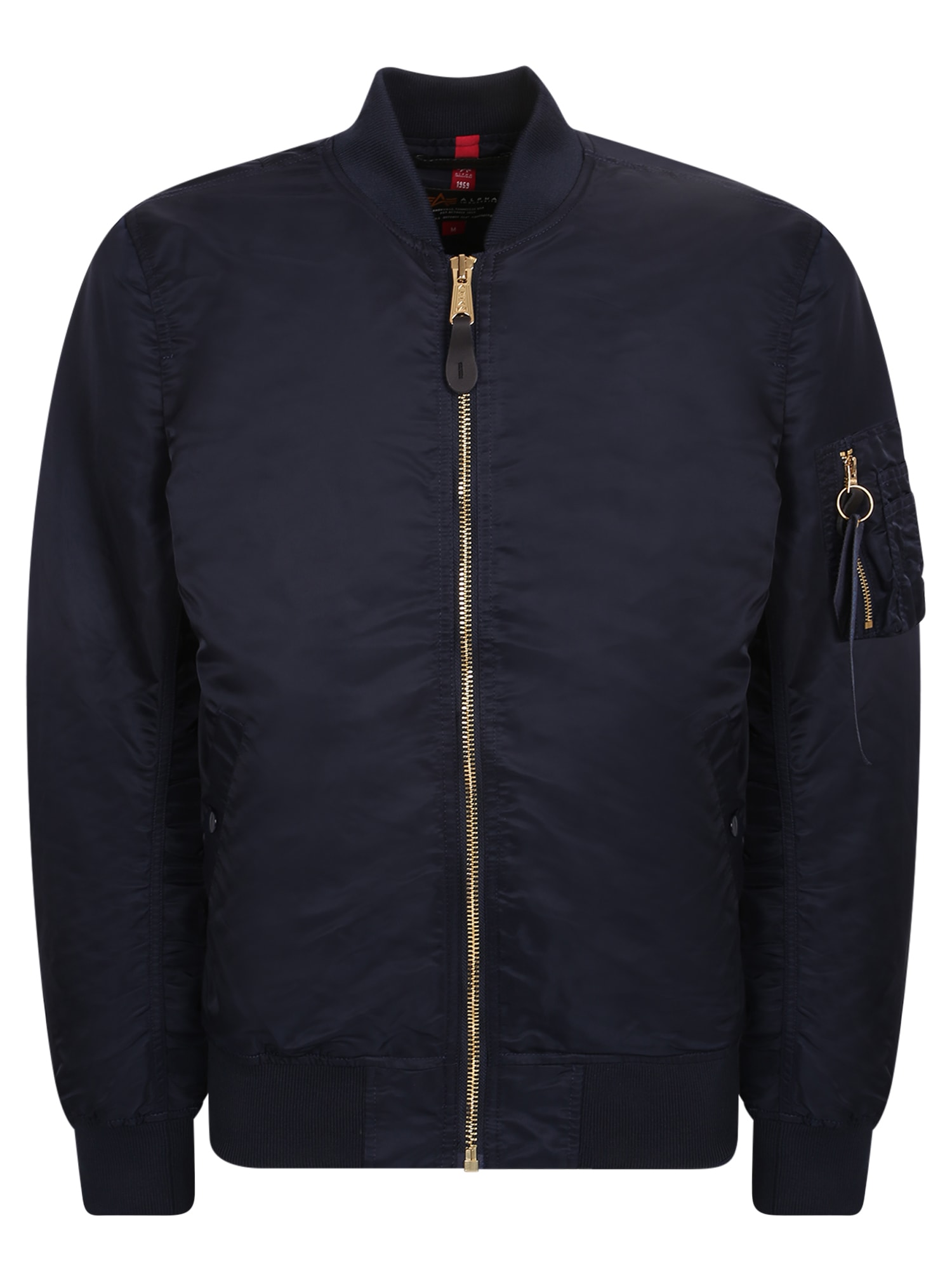Alpha Industries Oversized Bomber Jacket In Rep Blue Gold