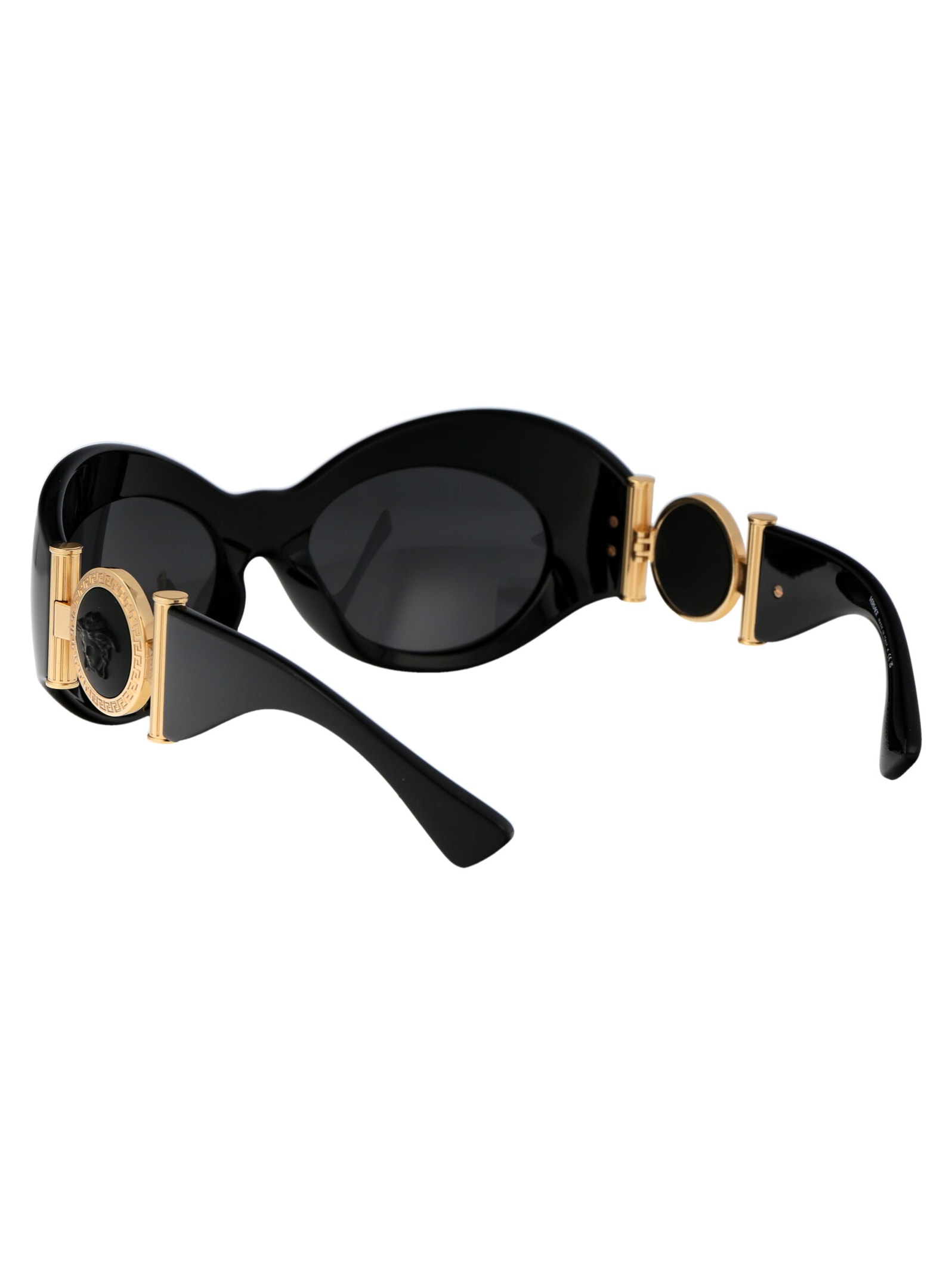 Shop Versace 0ve4462 Sunglasses In Gb1/87 Black
