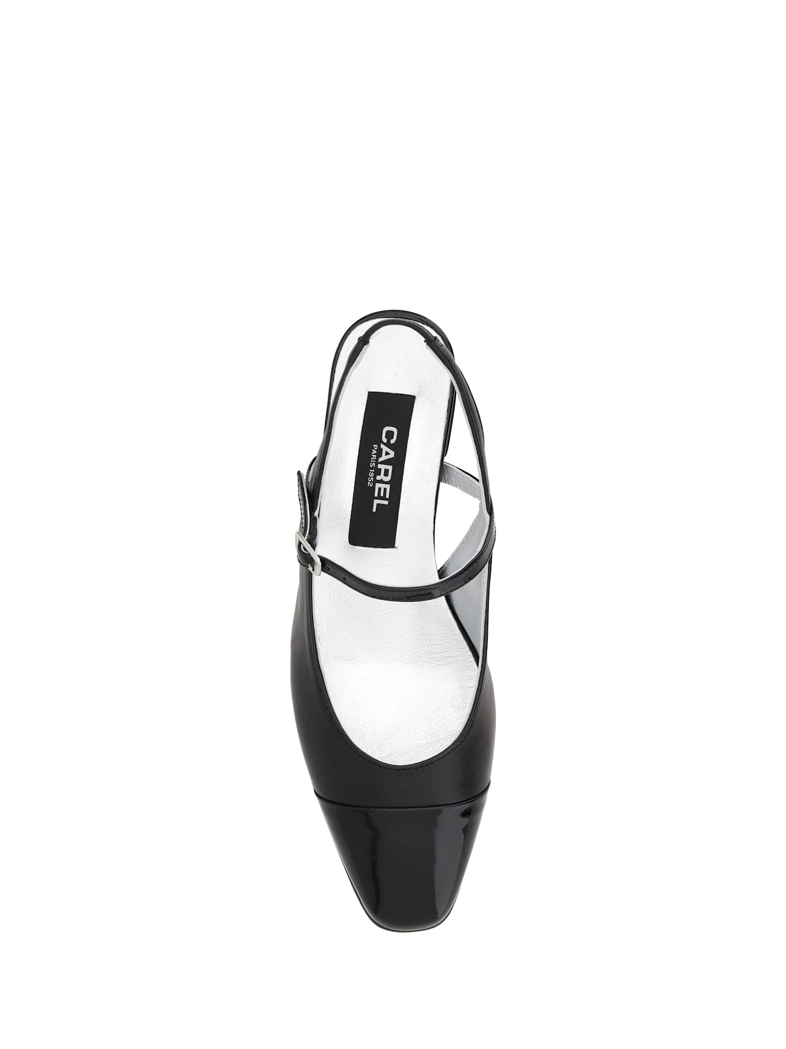 Carel Oceano Slingback In Vernisnoir