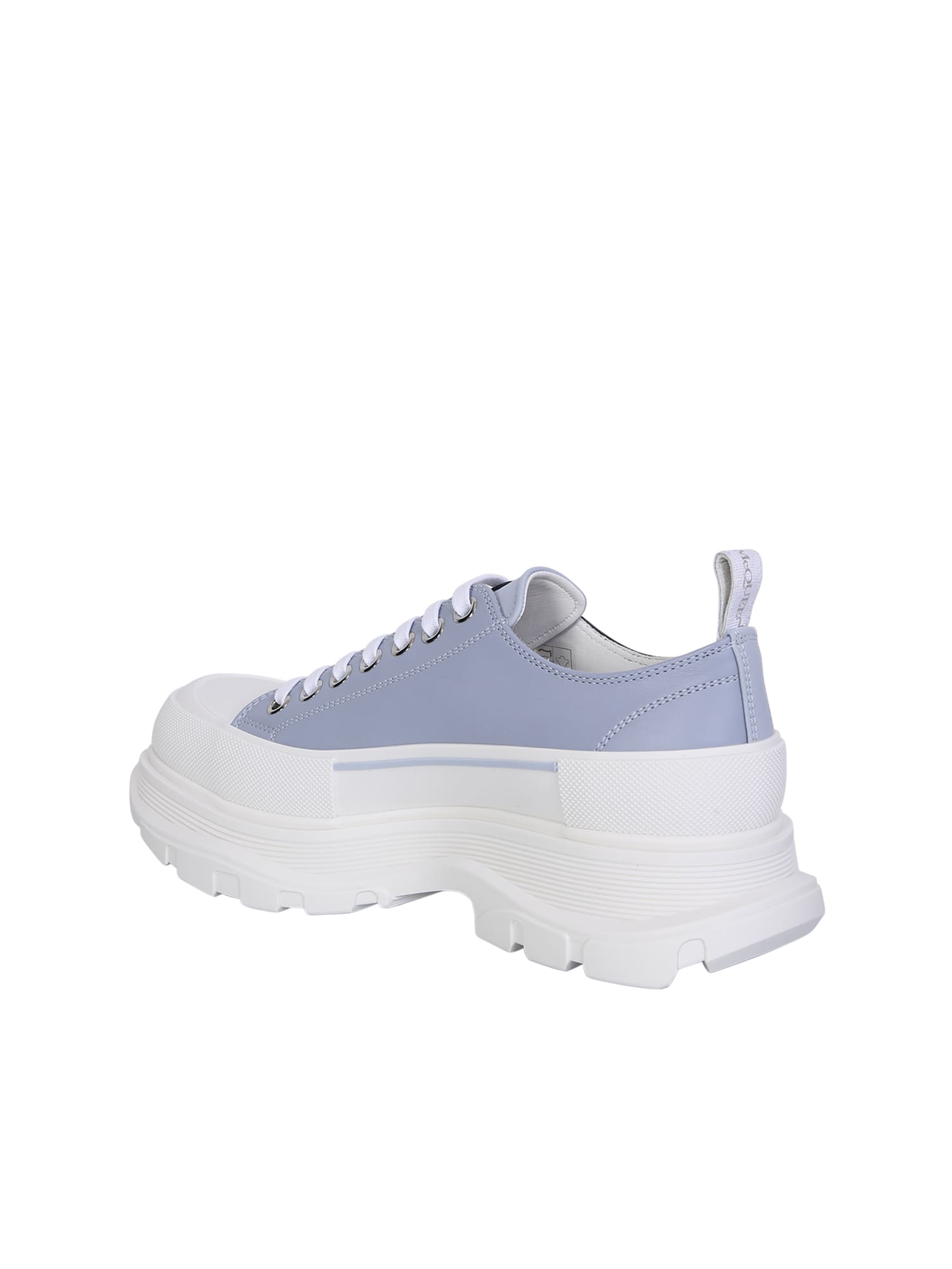 Shop Alexander Mcqueen Bicolor Tread Slick Sneakers In Blue