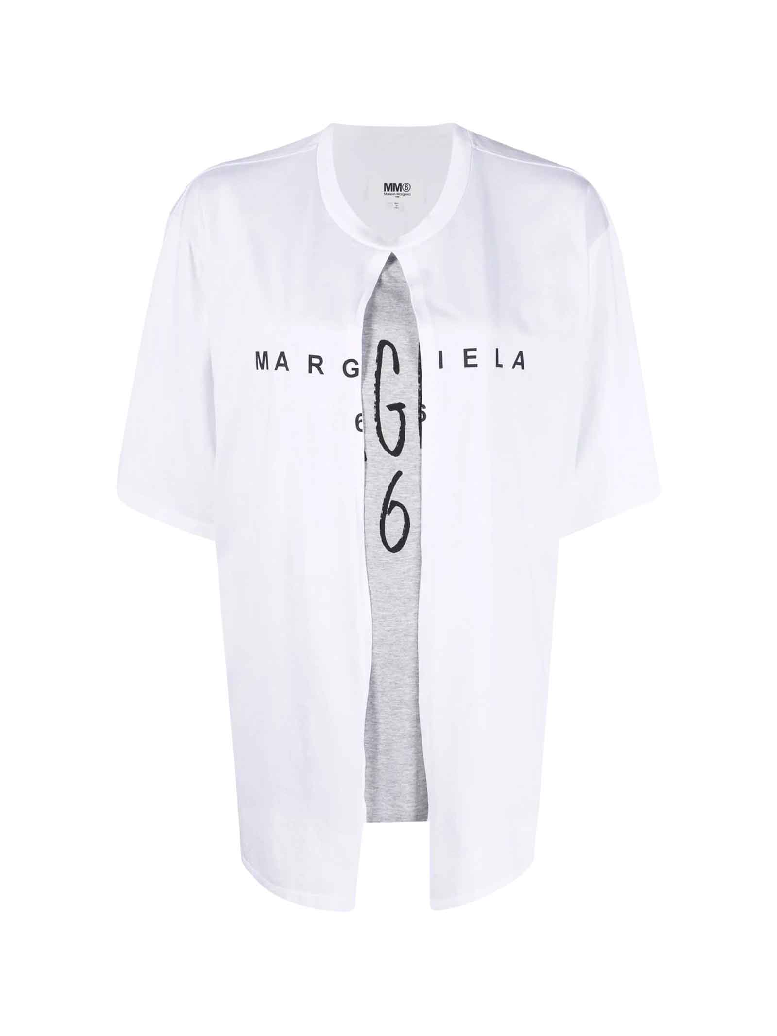 MM6 Maison Margiela Maison Margiela Womens White T-shirt