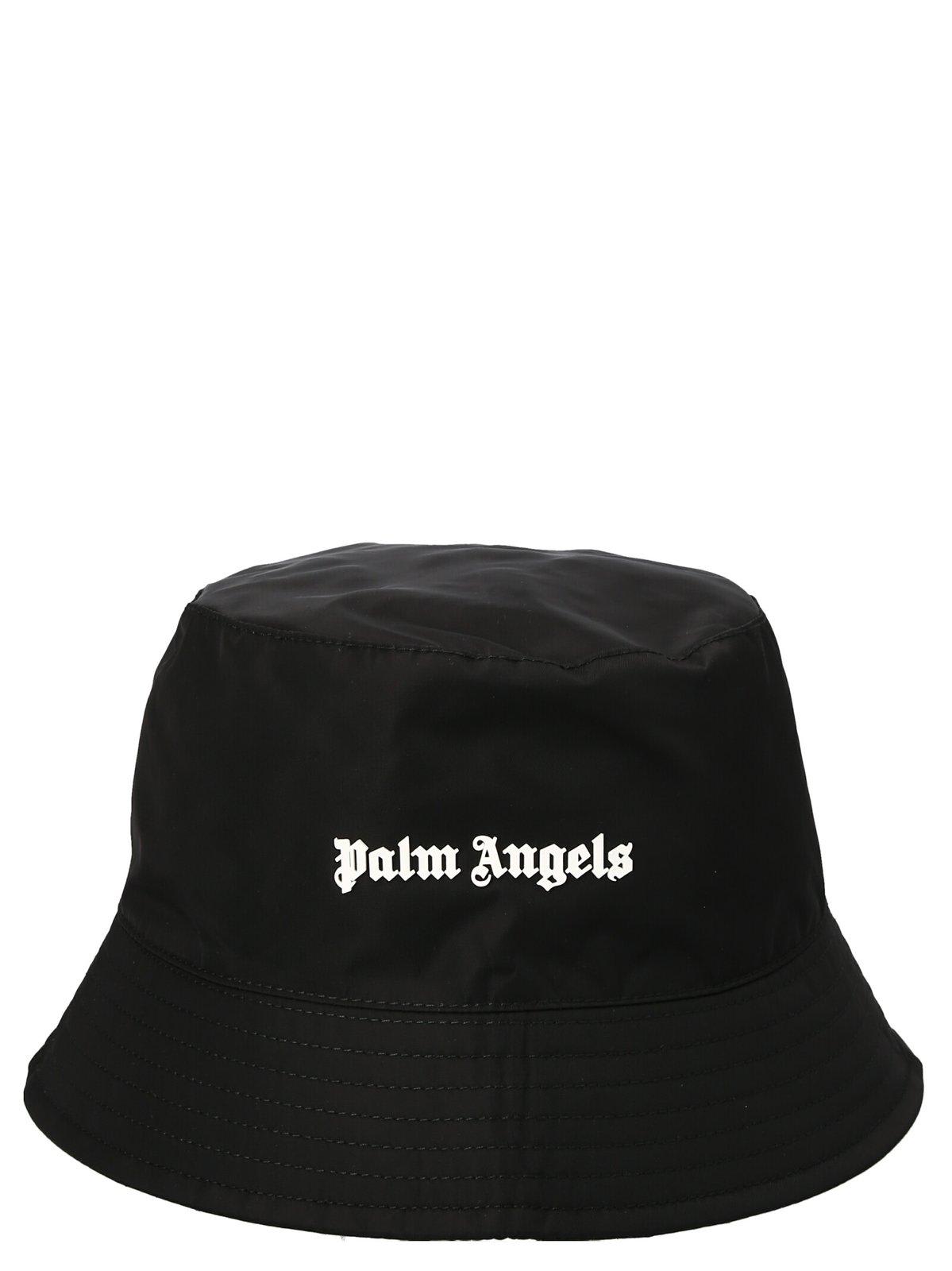 Palm Angels Logo-lettering Bucket Hat