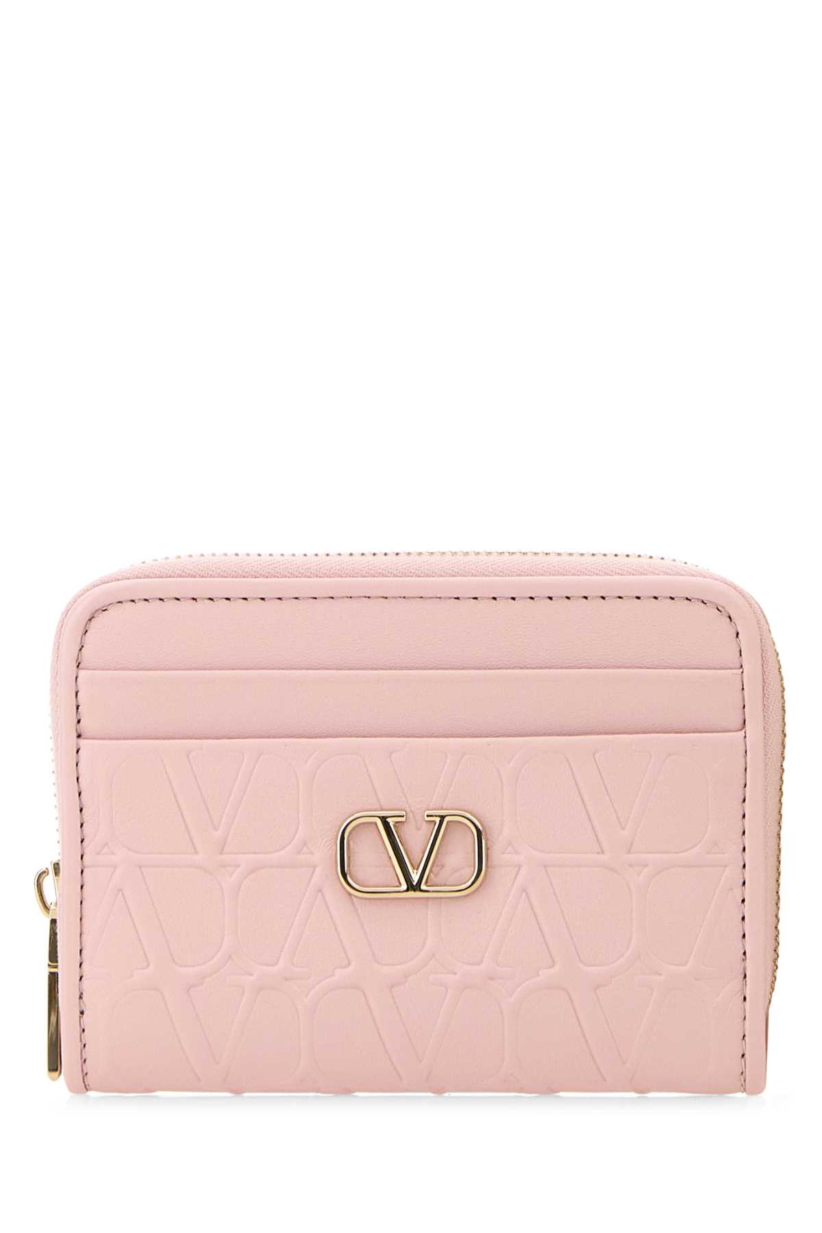 Pastel Pink Leather Wallet