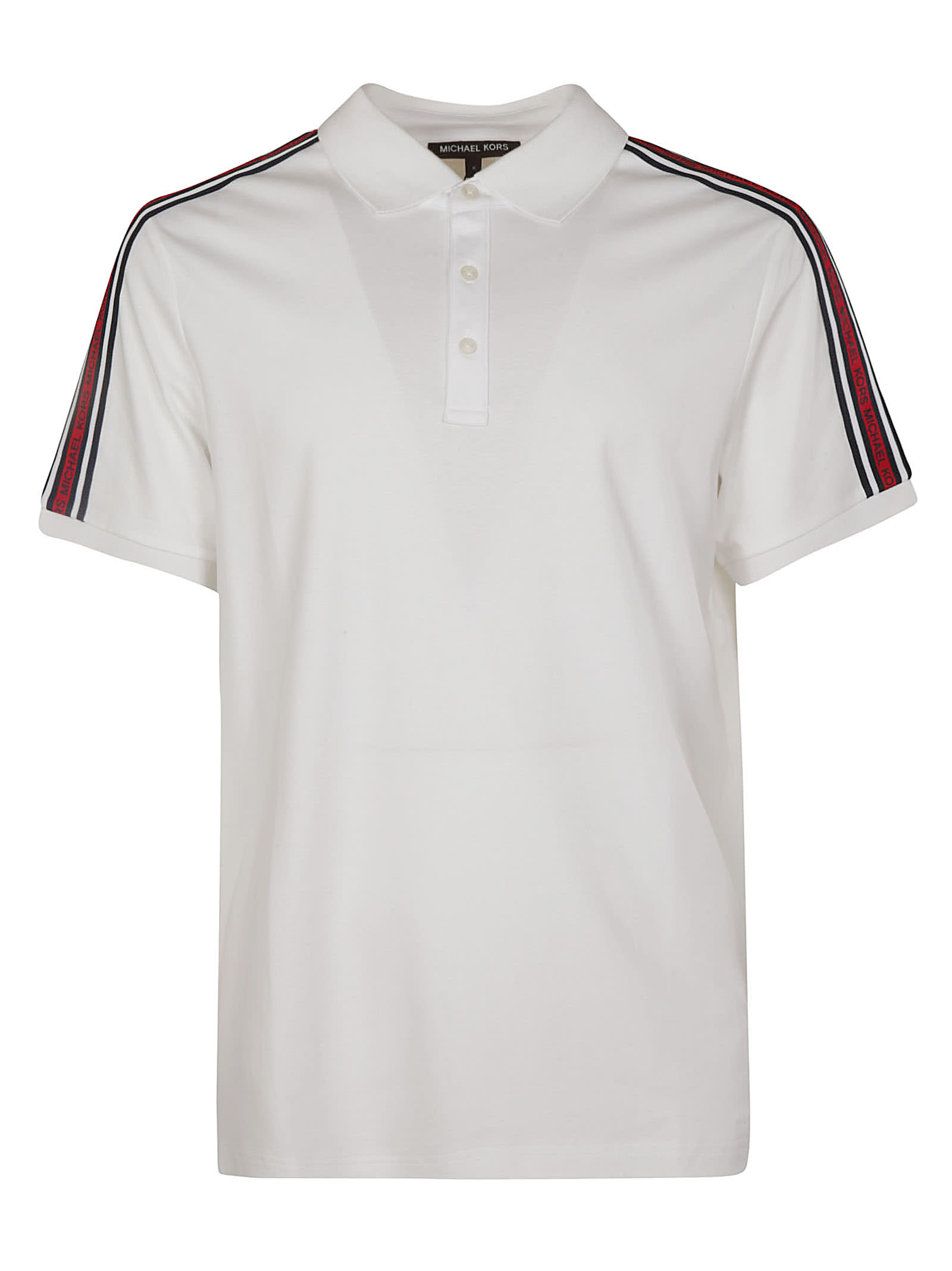 Michael Kors Side Stripe Logo Polo Shirt