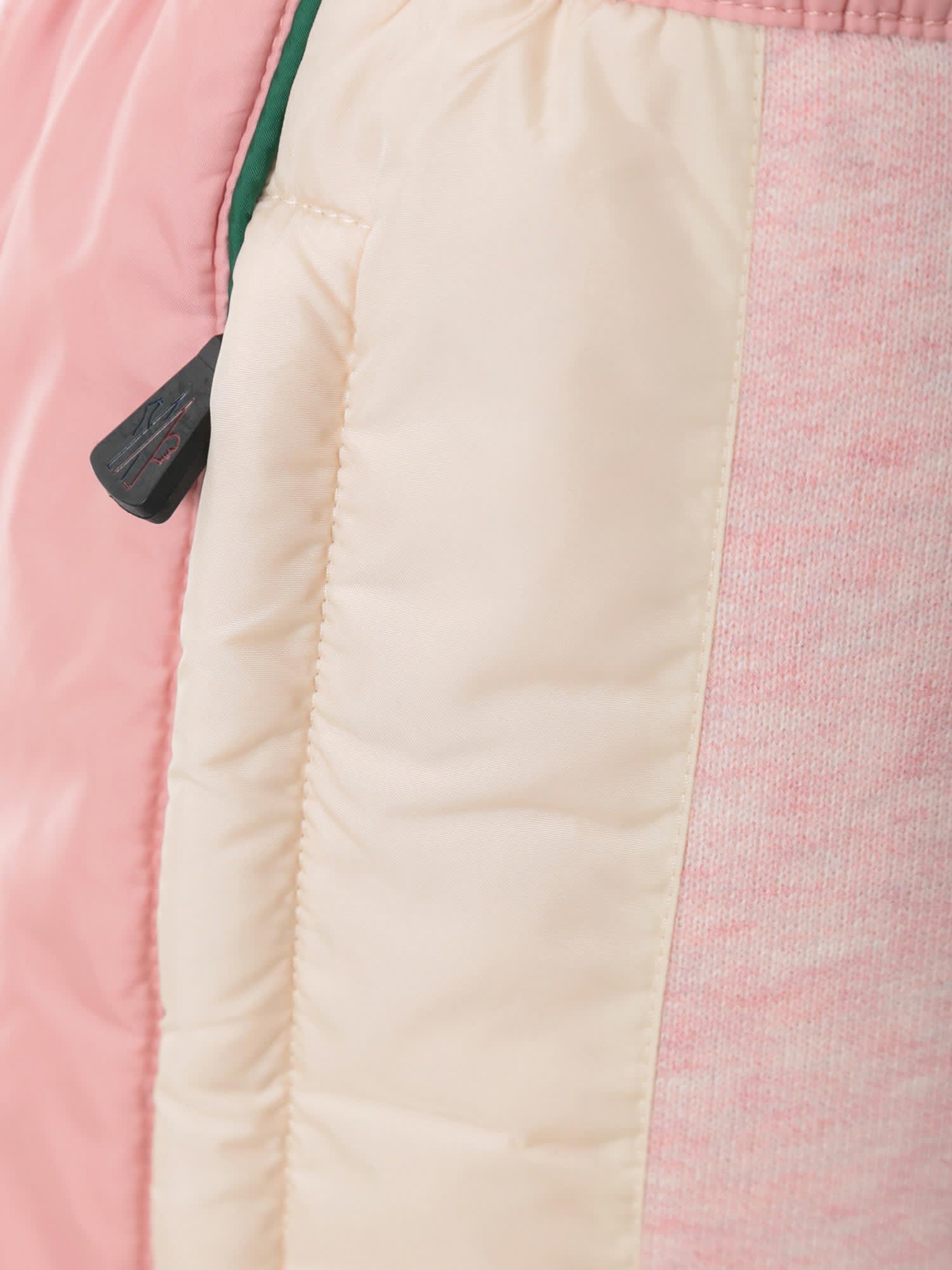 Moncler Trouser In Pink & Purple