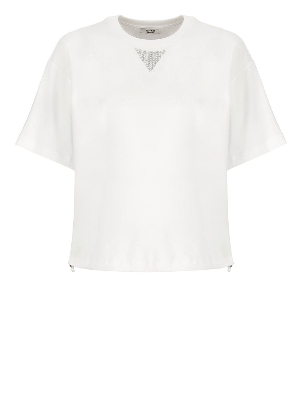 Shop Peserico Cotton T-shirt In A