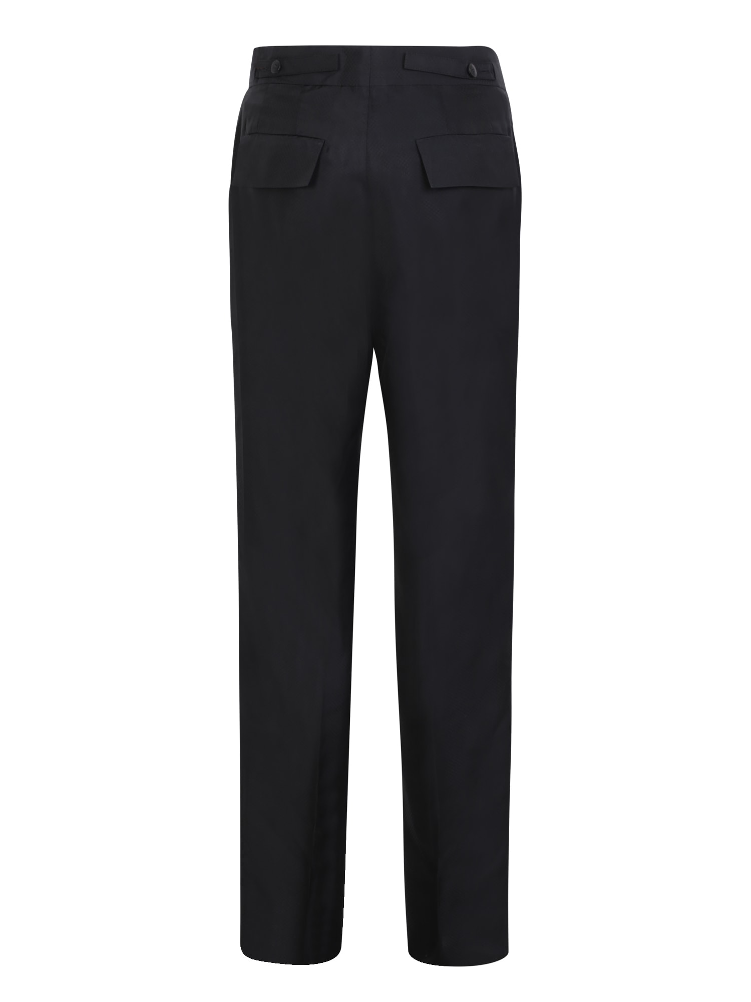 Shop Sapio Straight-leg Tailored Trousers In Black
