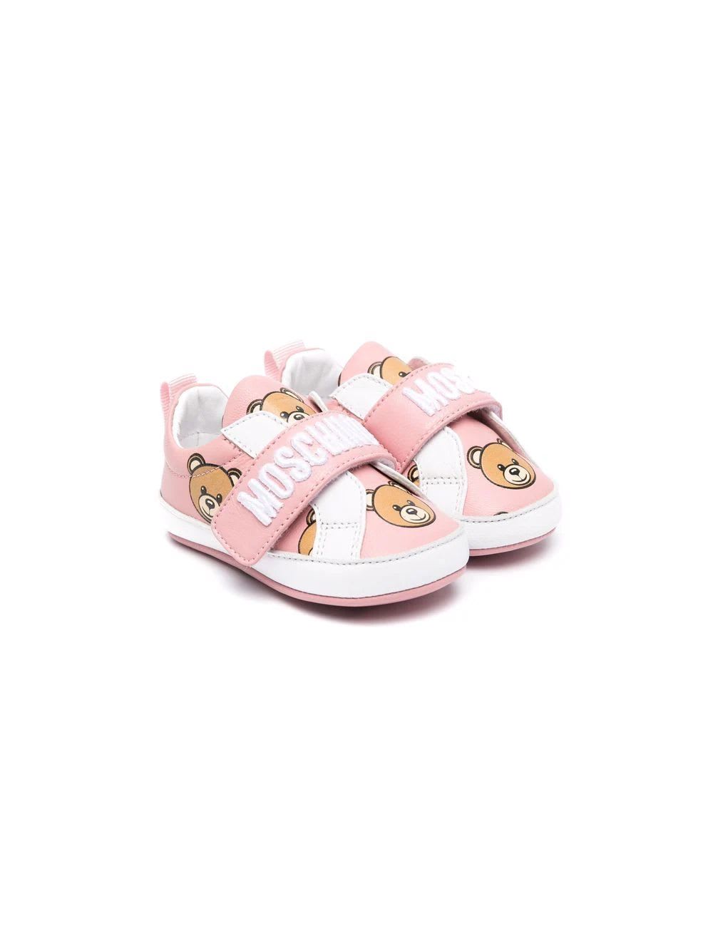 Click to view more detailed imagery on our partner's website Moschino Babies' Sneakers Teddy Bear In Pink
