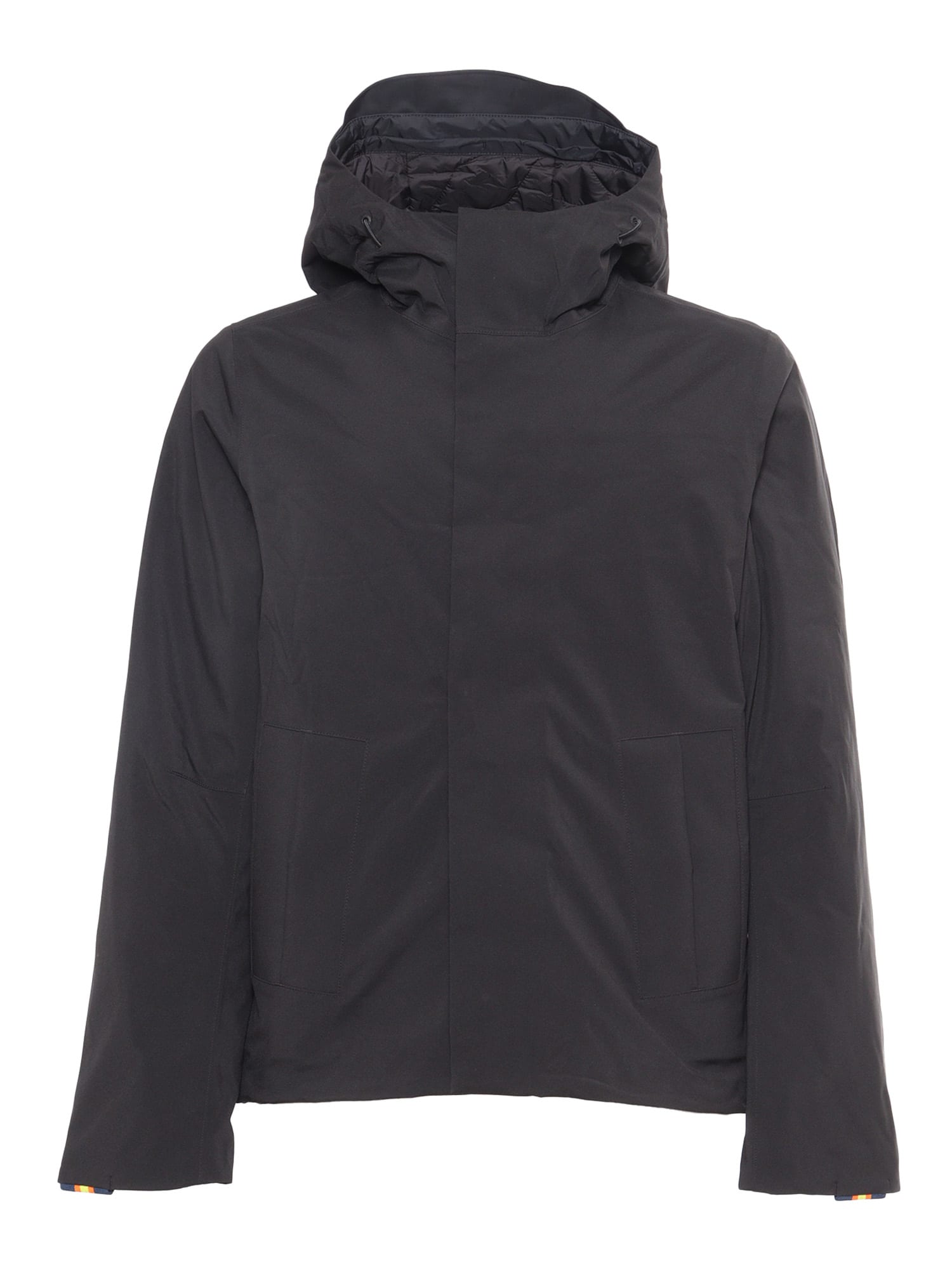 Shop K-way Jacken Bonded Padded Down Jacket In Black