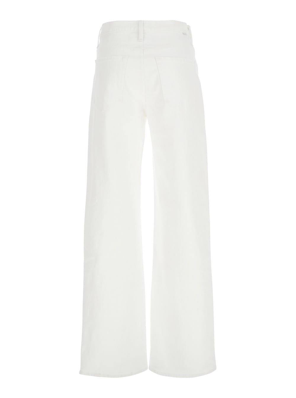 Mother Jeans The Dodger Sneak White In White