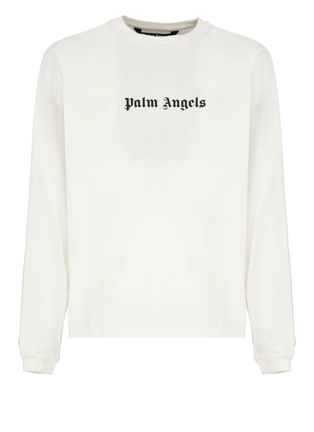 Shop Palm Angels T-shirt With Logo In Ivory