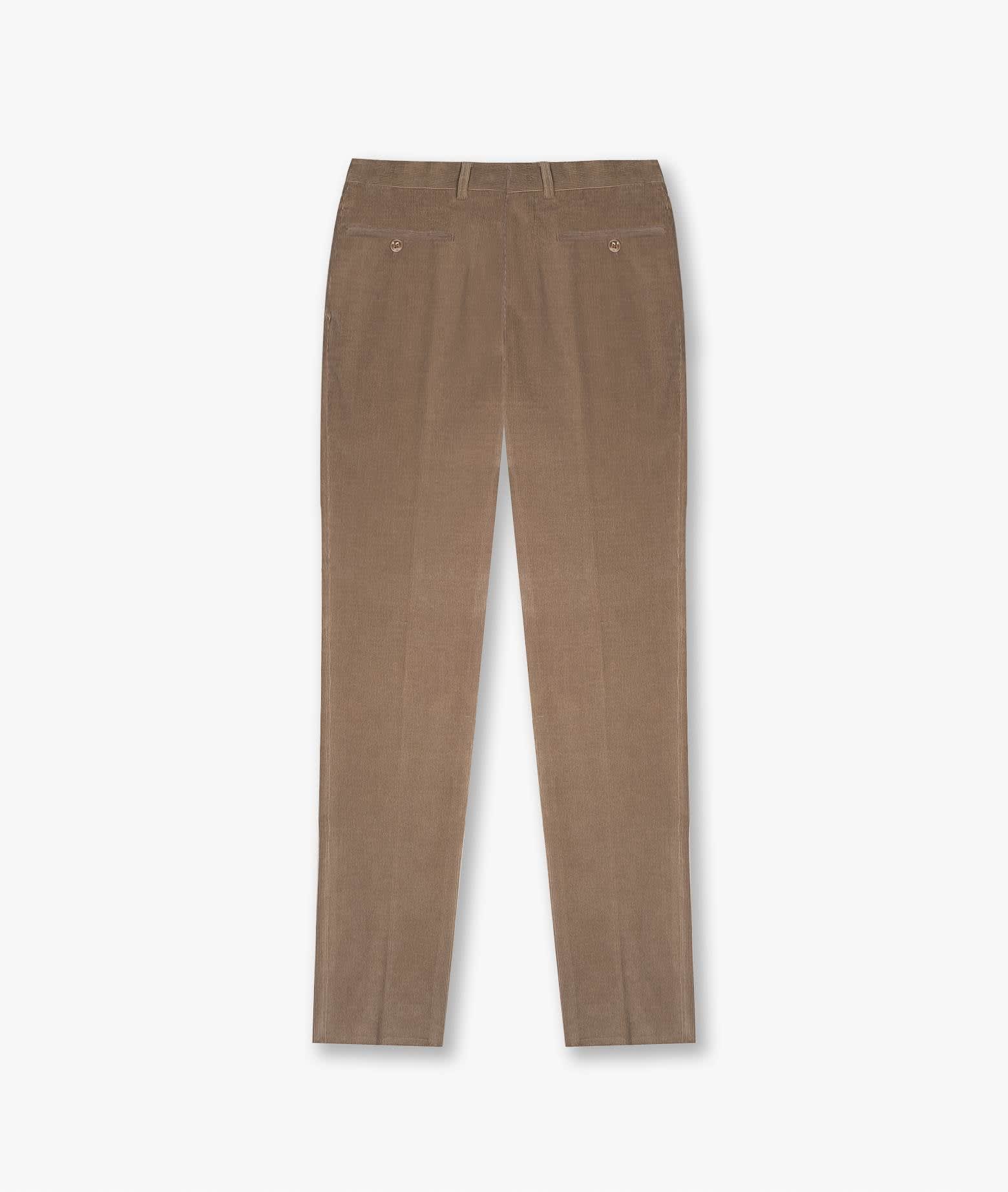 Shop Larusmiani Trousers Howard Pants In Beige