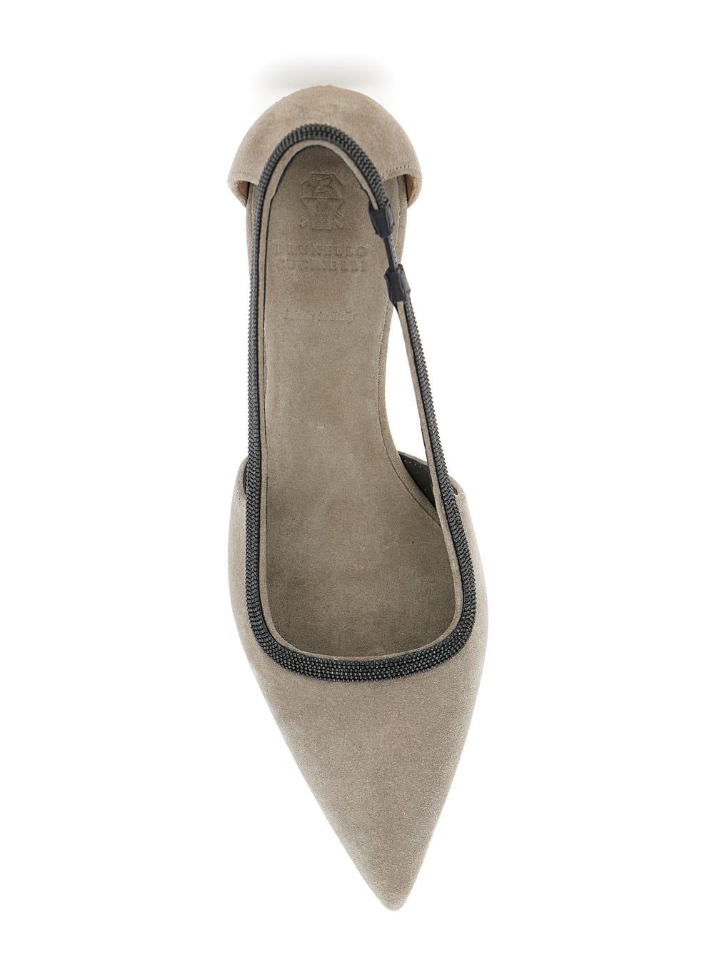 Shop Brunello Cucinelli Paia Di Scarpe Con Tacco In White